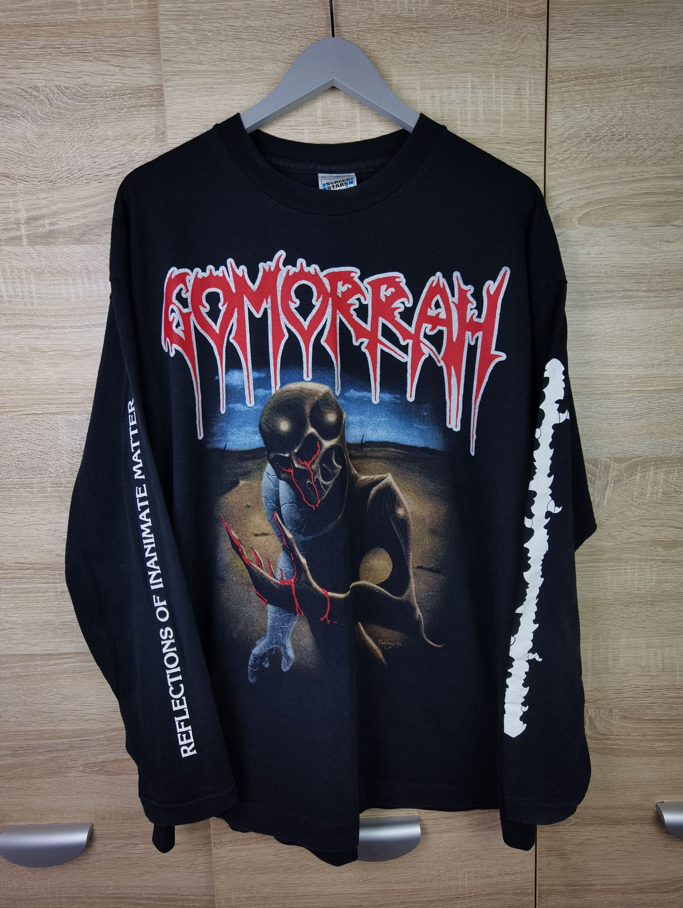 Vintage Vintage Single stitch Gomorrah 1994 shirt Size US XL / EU 56 / 4 - 1 Thumbnail