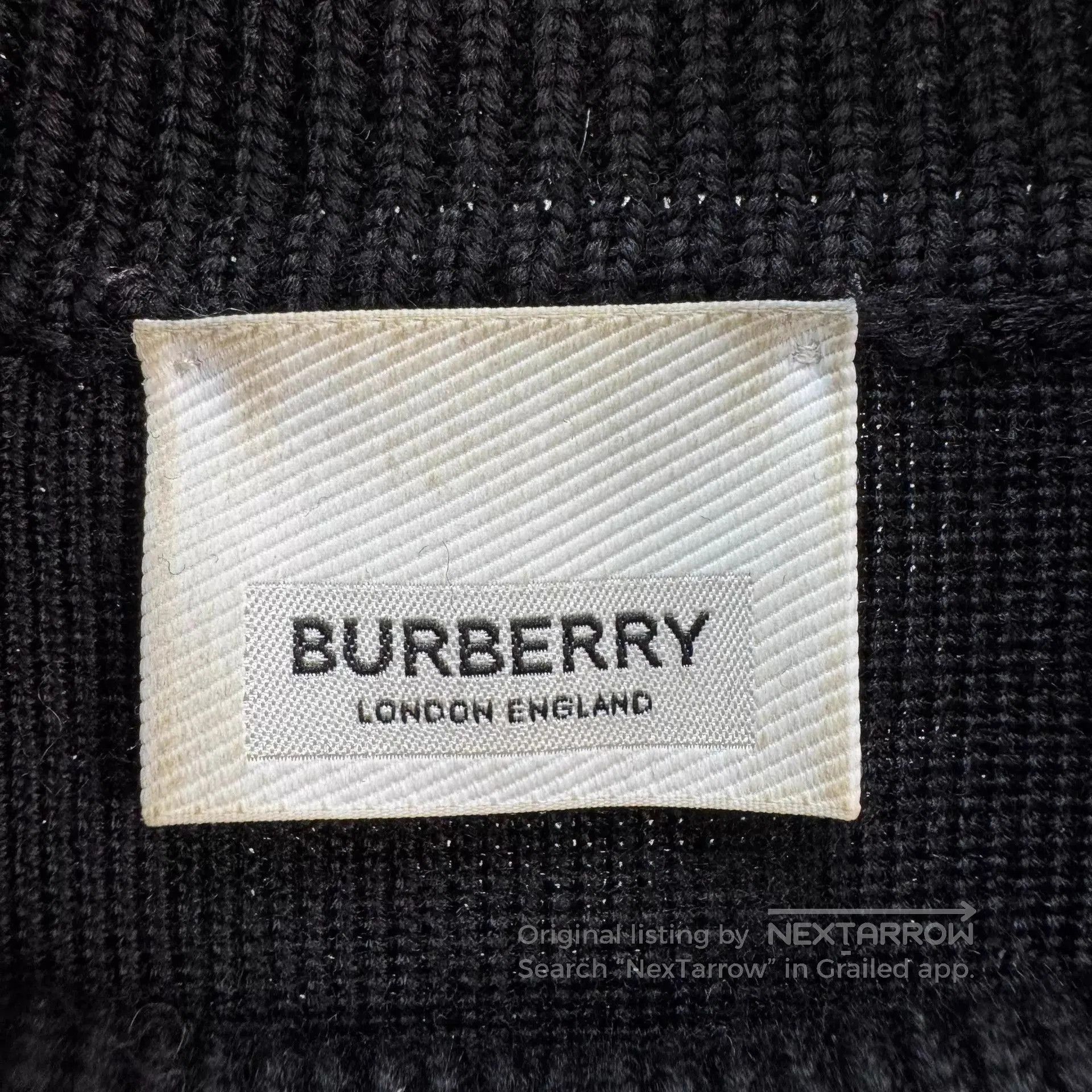 Burberry Black Turtleneck Sweater with Chest Pocket. Size US L / EU 52-54 / 3 - 5 Thumbnail
