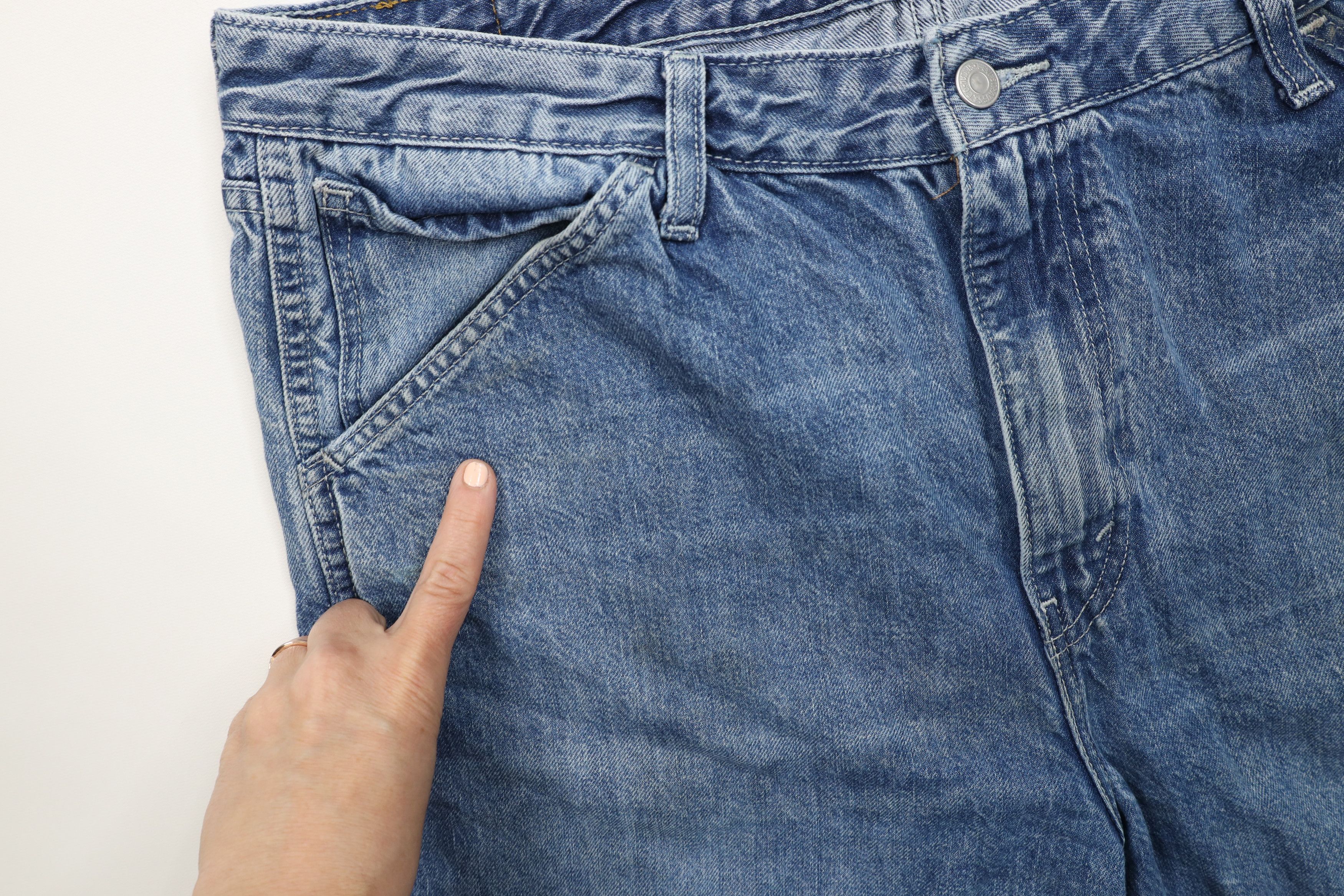 Levi's × Vintage Vintage Y2K Levis Baggy Wide Leg Dungaree Denim Jeans Blue Size US 38 / EU 54 - 8 Thumbnail