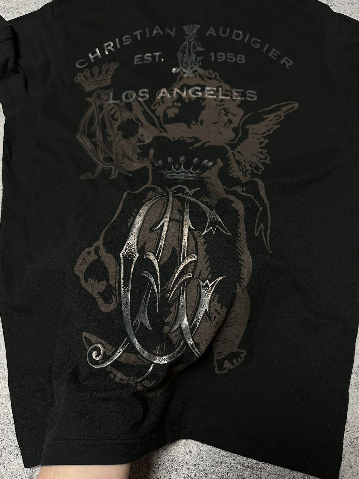 Christian Audigier Vintage Christian Audigier Ed Hardy Tee Size US L / EU 52-54 / 3 - 9 Thumbnail