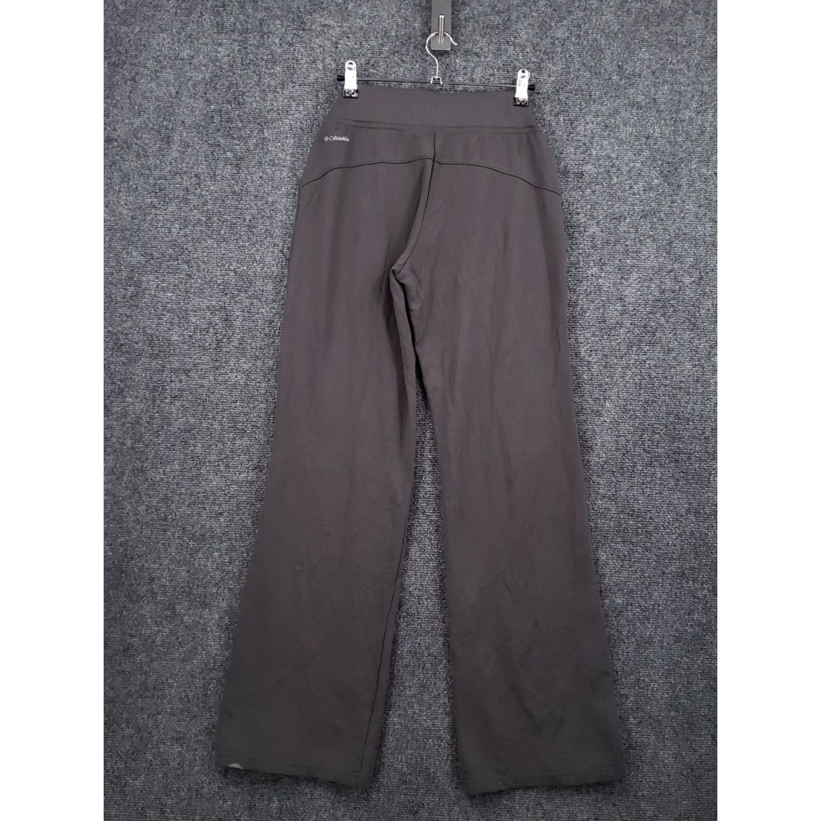 Vintage Columbia Wide Leg Pants Womens S Small Gray Fleece Lined Pull On Outdoor Size 28" / US 6 / IT 42 - 2 Thumbnail