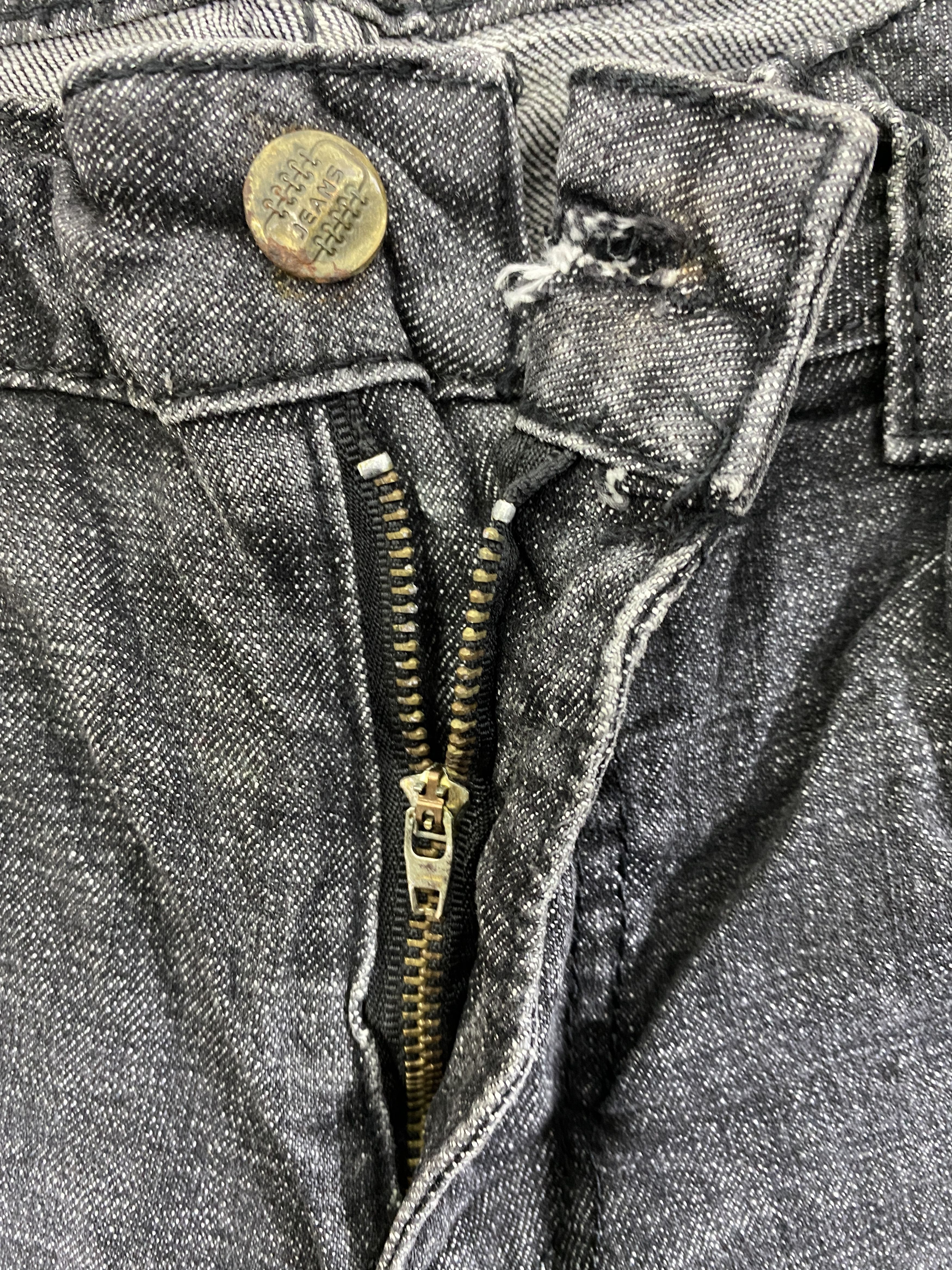 Hysteric Glamour Vintage New York Distressed Black Jeans 31x30 Denim- JN3811 Size US 31 - 6 Thumbnail