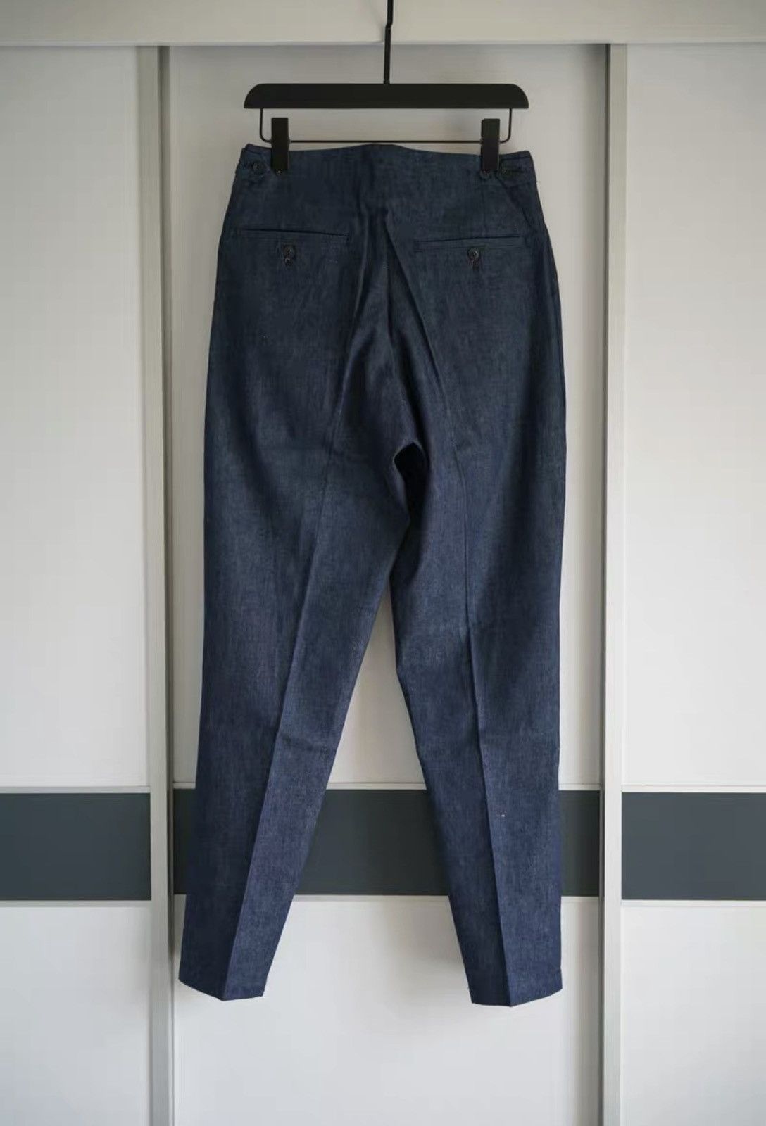 Yohji Yamamoto Yohji Yamamoto 86SS Raw Ramie Denim Jeans K4 Size US 32 / EU 48 - 2 Thumbnail