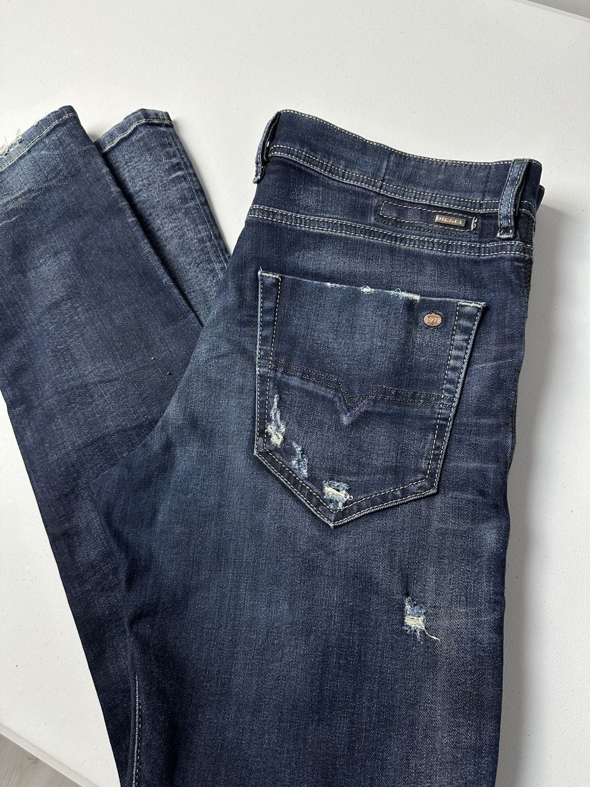Diesel Diesel Tepphar Avant Garde Denim Jeans Size US 34 / EU 50 - 7 Thumbnail