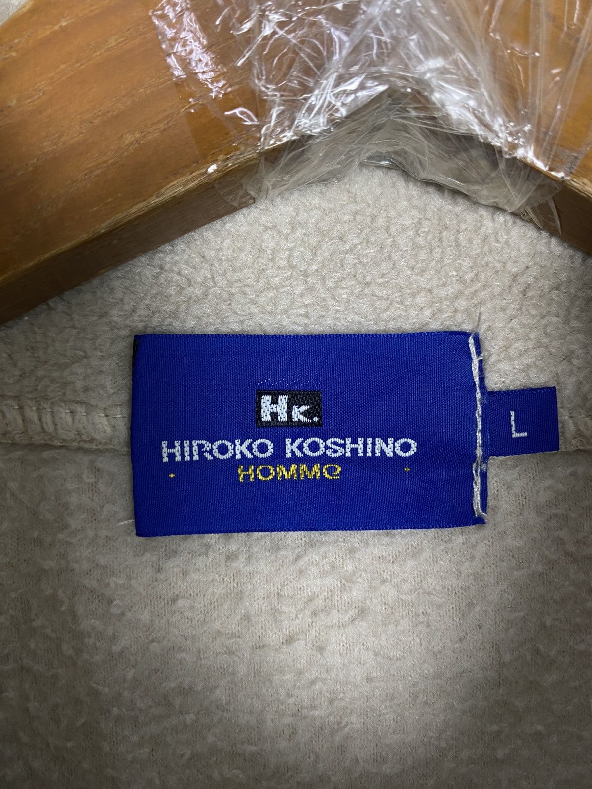 Hiroko Koshino Homme Rare‼️ Hiroko Koshino Homme Fleece Zipper Size US L / EU 52-54 / 3 - 5 Thumbnail