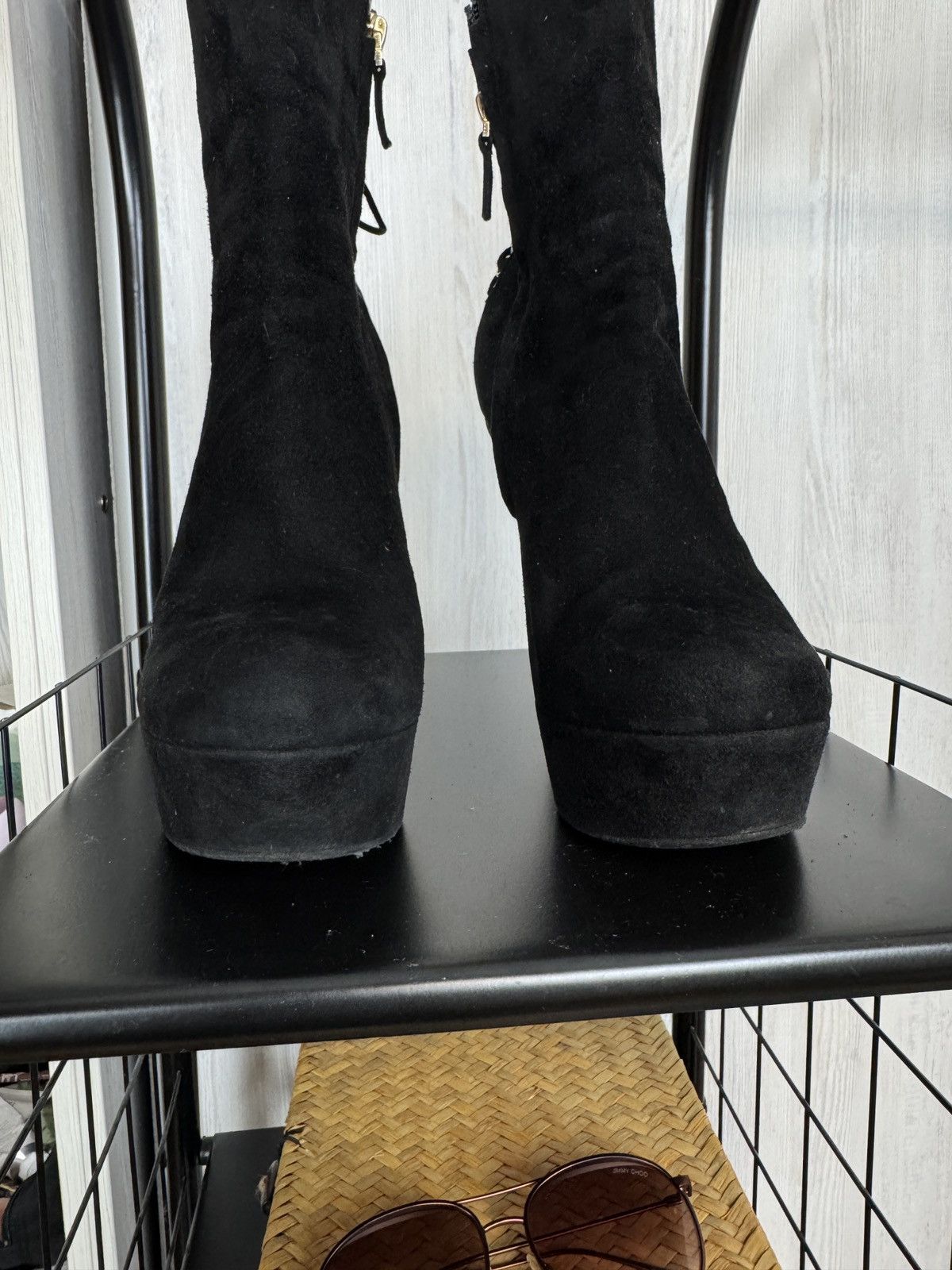 Yves Saint Laurent Yves Saint Laurent Suede Lace Up Ankle length Wedge Boots Size US 9 / IT 39 - 7 Thumbnail