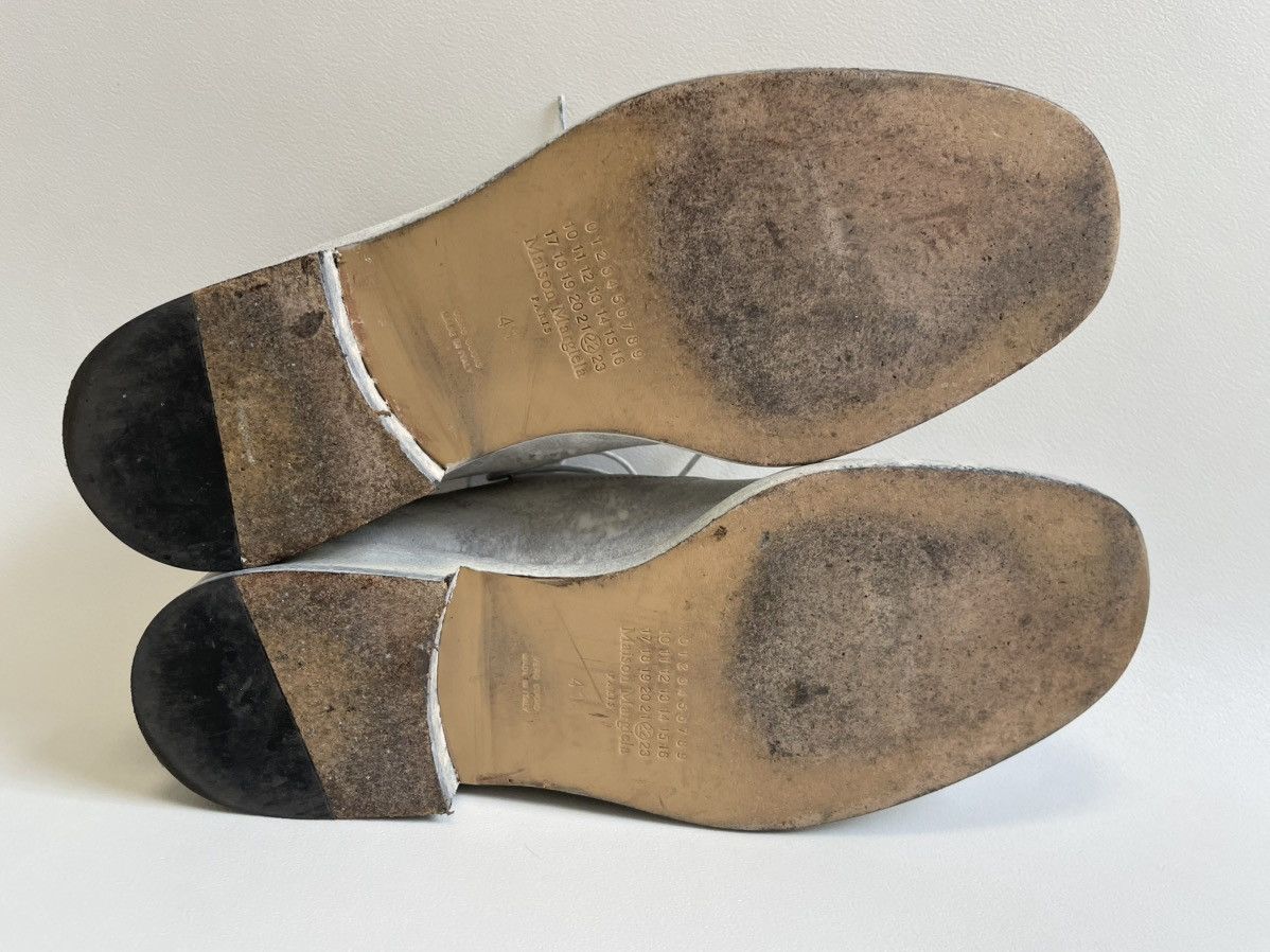 Maison Margiela ‘Painted White Suede’ Derby Shoes Size US 8 / EU 41 - 19 Thumbnail