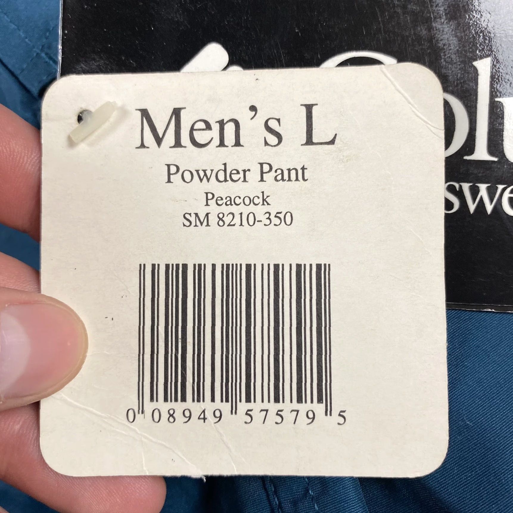Vintage VINTAGE COLUMBIA POWER PANT MEN'S SKI PANT SHELL PEACOCK TEAL LARGE L INSEAM 31 PANTS BLOCK: ACTIVEWEAR 90s Mens Size US 33 - 5 Thumbnail