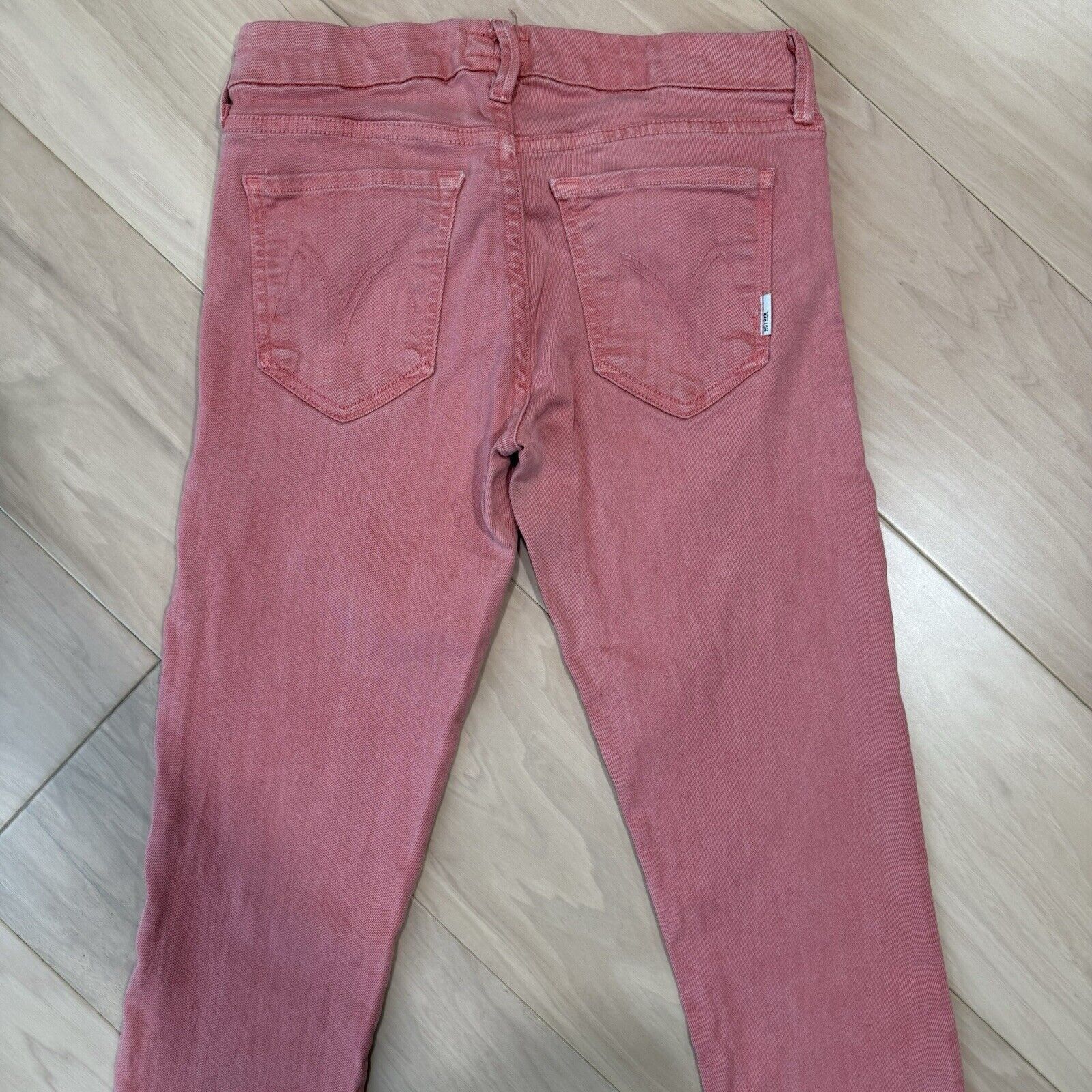 MOTHER Mother The Looker Crop Jeans Women's 27 Red Pink Size 27" / US 4 / IT 40 - 7 Thumbnail