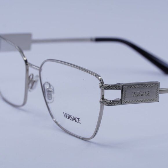 Versace Versace VE1301 1000 Eyeglasses Silver 55mm Cat Eye Frame Size ONE SIZE - 5 Thumbnail