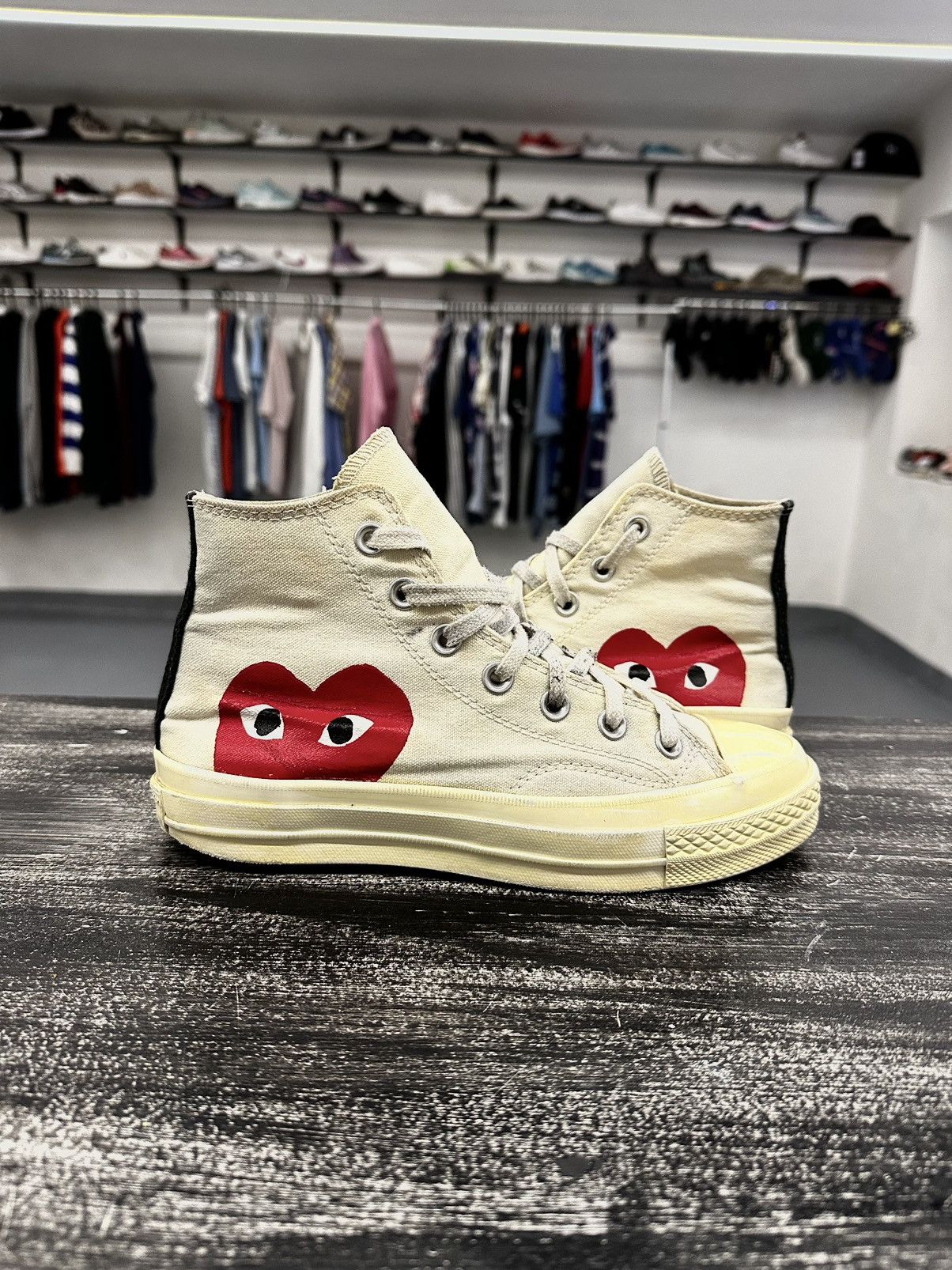 Comme des Garcons × Converse Comme des Garcons Play Converse Chuck 70 High Size US 6.5 / IT 36.5 - 1 Thumbnail