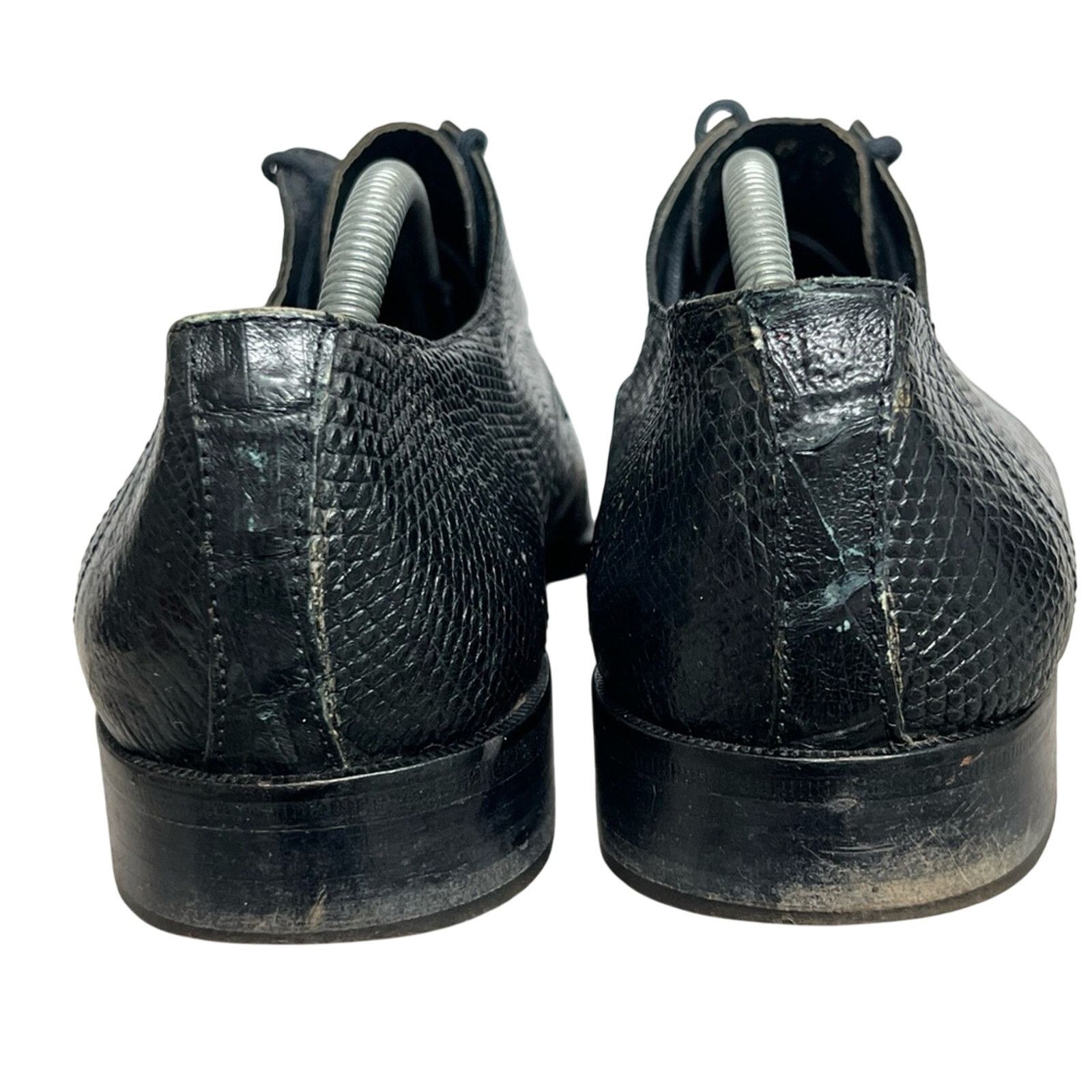 David Eden Crocodile Lizard Oxford Shoes VERO CUDIO ITALY