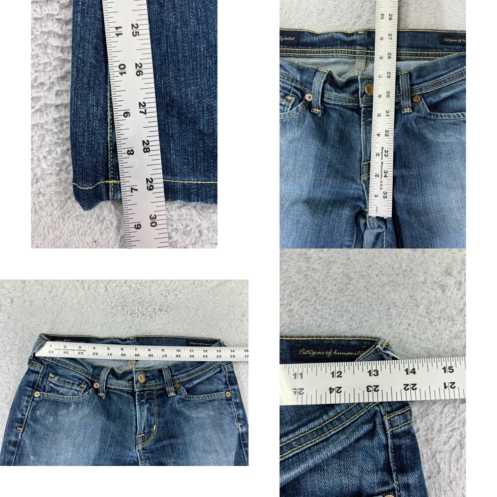 Citizens Of Humanity Citizens Of Humanity Jeans Women 26 Blue Denim Bootcut Kelly Venetian #162 Size 26" / US 2 / IT 38 - 9 Thumbnail