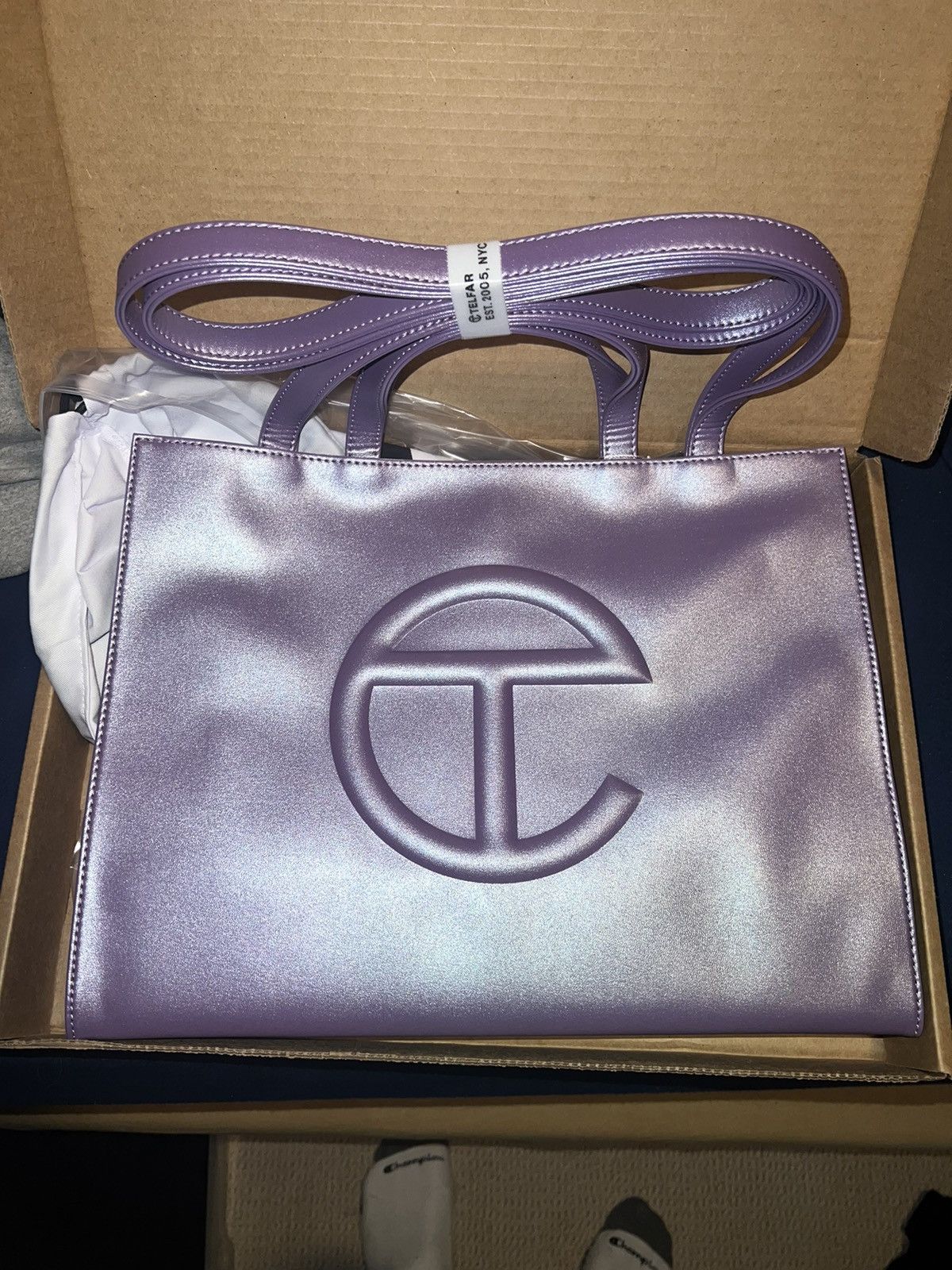 Telfar Leather Medium Size Bag - “KUSH”