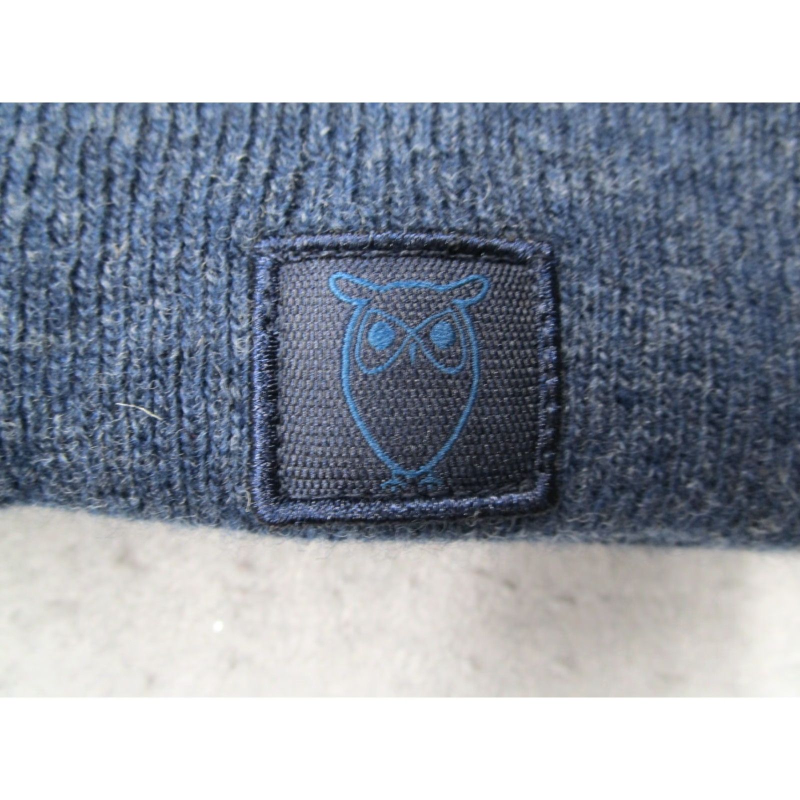 Vintage VINTAGE Knowledge Cotton Apparel Beanie Hat Mens One Size Wool Knit Blue Casual Outdoor Ski Sporting Size ONE SIZE - 2 Thumbnail