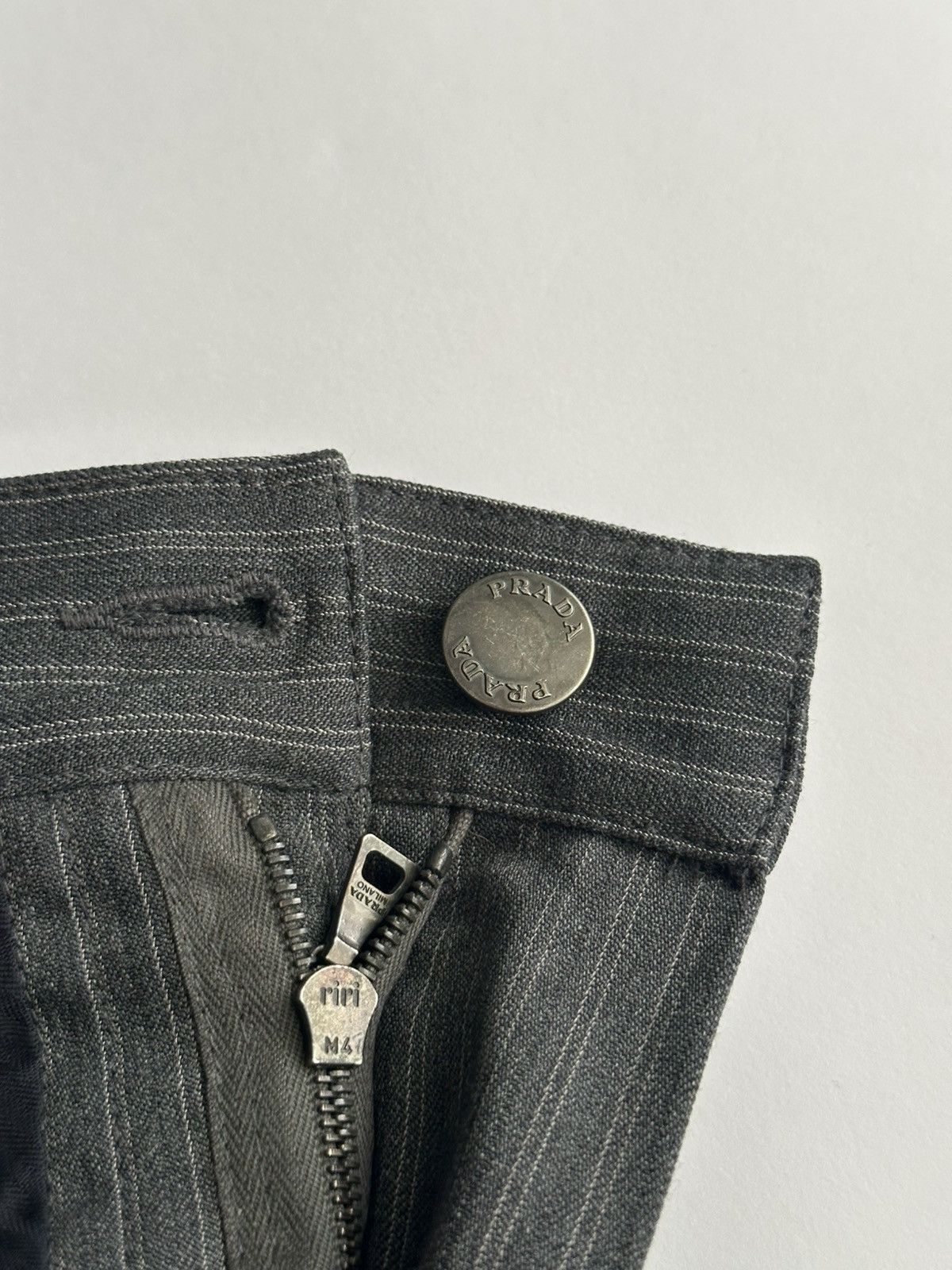 Prada Prada Early 2000’s 5 Pocket Striped Wool Pants Size US 32 / EU 48 - 11 Thumbnail