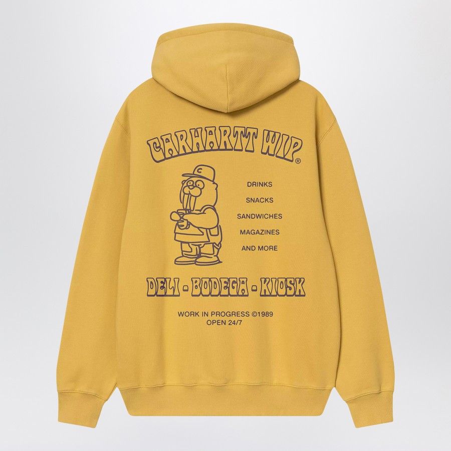 Carhartt Wip o1d2blof0226 Hoodie in Yellow Size US M / EU 48-50 / 2 - 2 Thumbnail