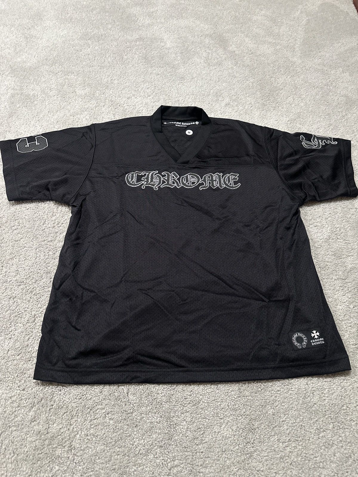 Chrome Hearts Chrome Hearts Black Mesh Short Sleeve Jersey | Grailed