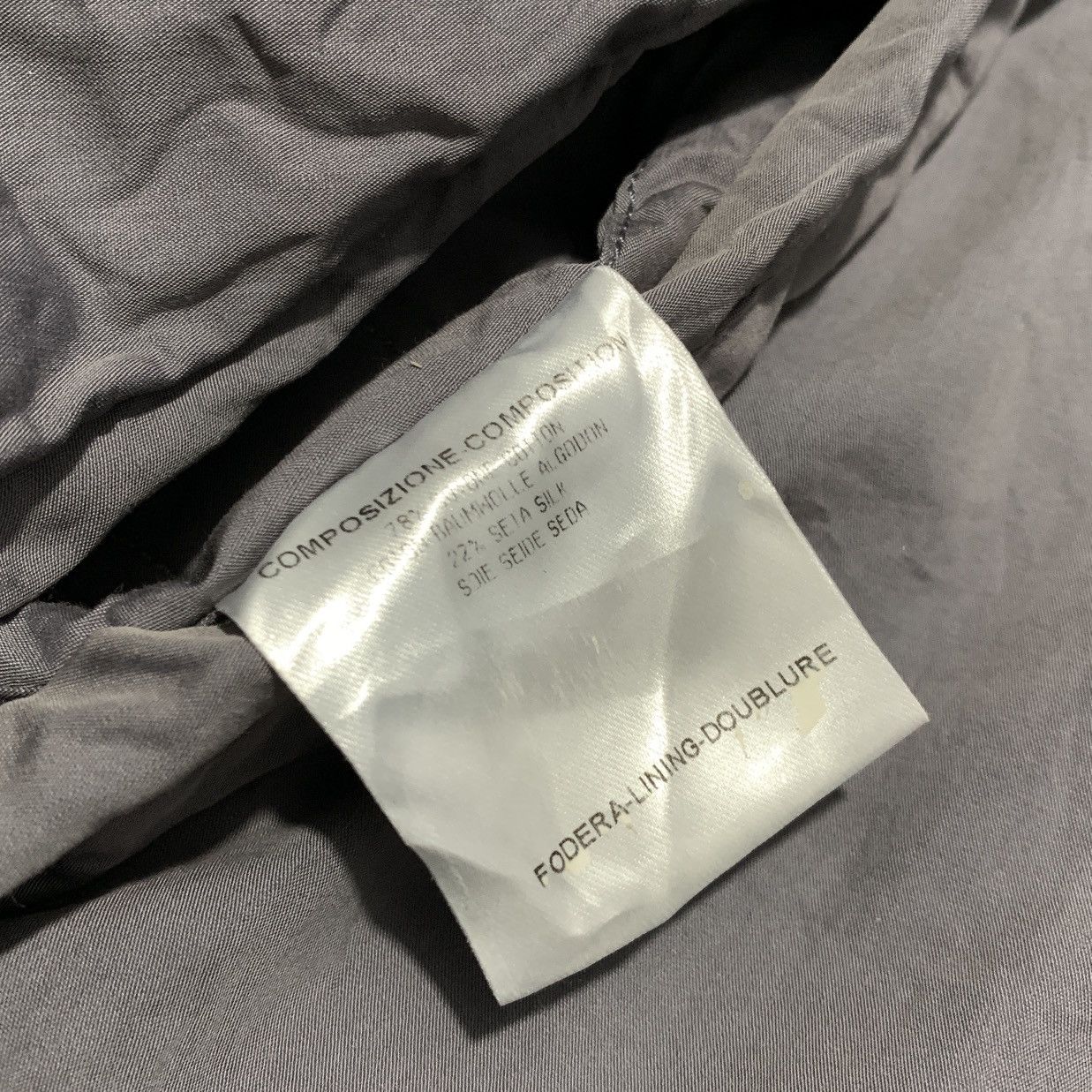 Yves Saint Laurent Yves Saint Laurent Grey Paracute Bomber Jacket Size US M / EU 48-50 / 2 - 11 Thumbnail