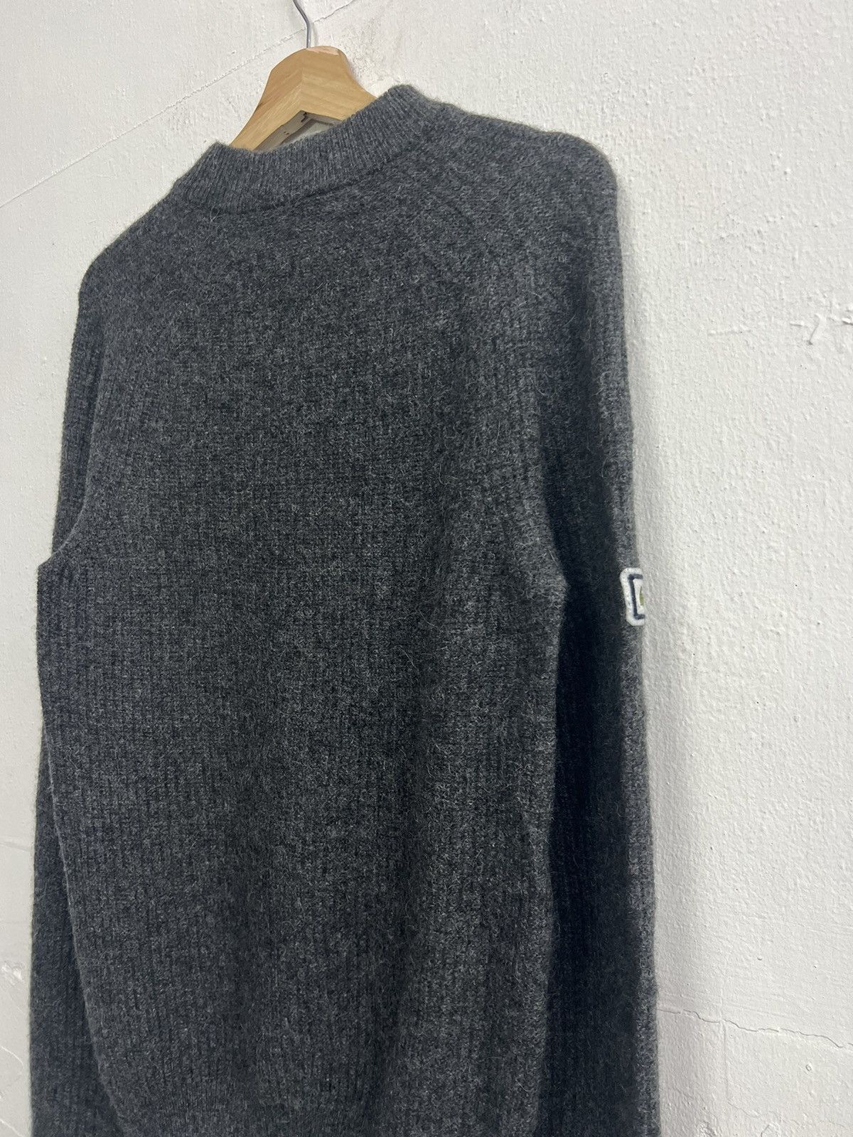 Lacoste × Vintage Vintage Lacoste Grey Knit Wool Sweater Size US XS / EU 42 / 0 - 12 Thumbnail