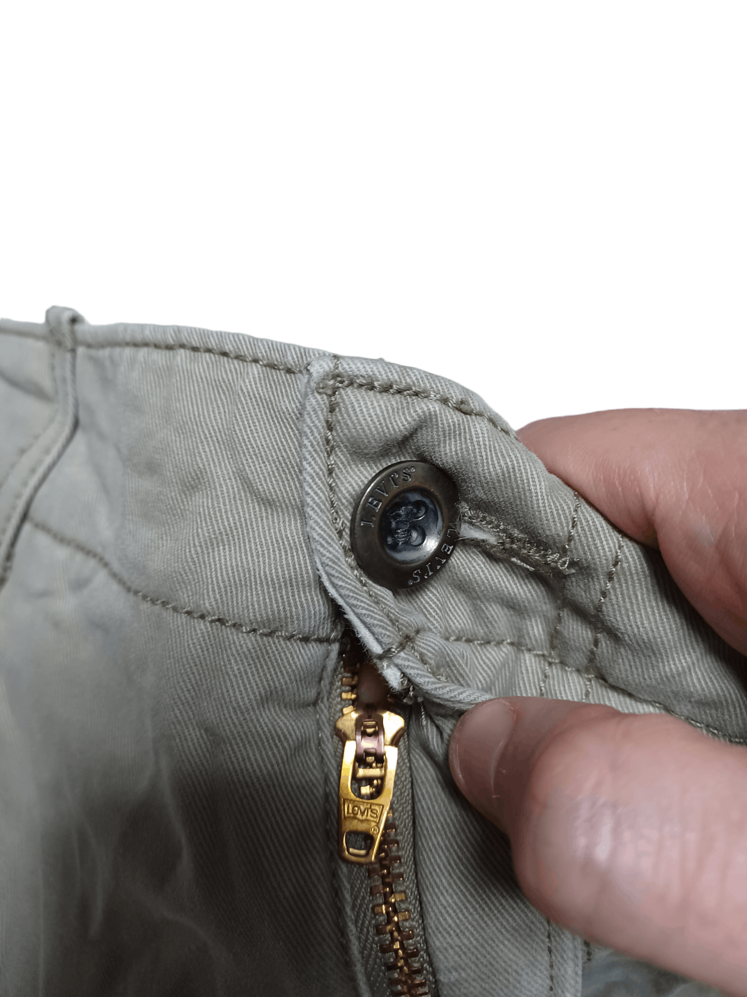 Levi's LEVI`S MILITARY CARGO MULTIPOCKET WHITE TAB SHORTS Size US 32 / EU 48 - 4 Thumbnail