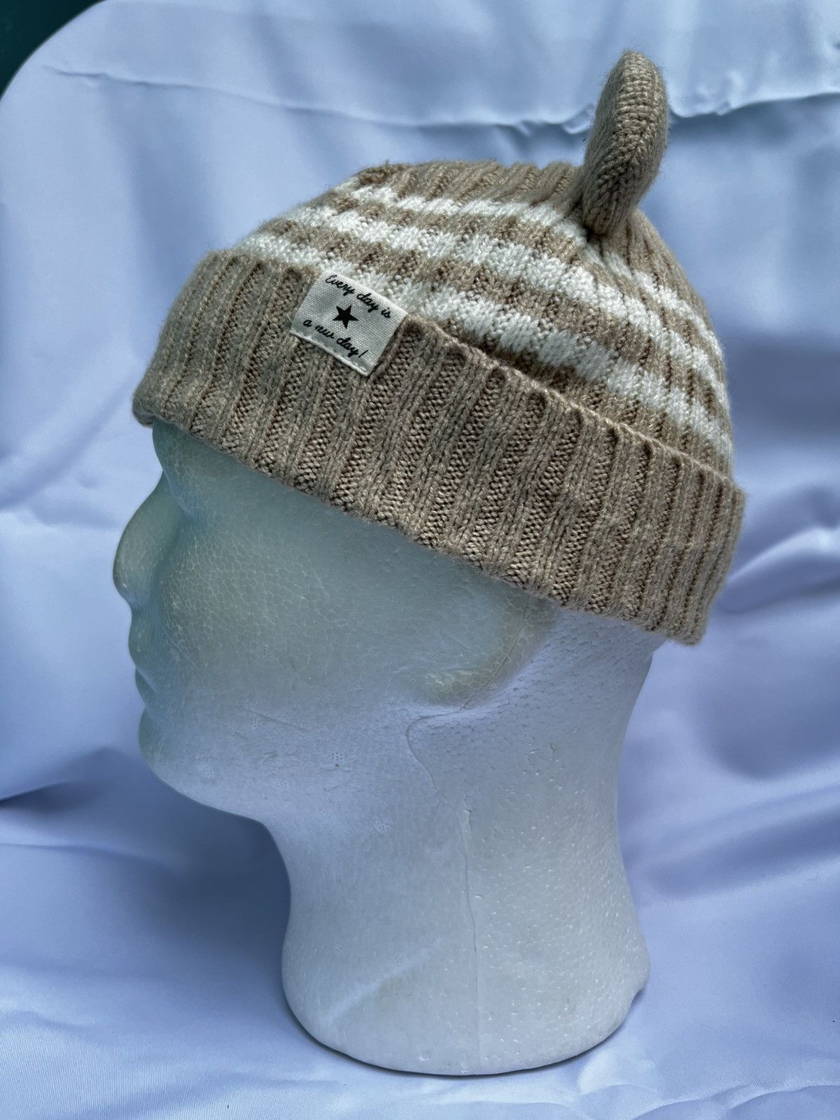 Japanese Brand × Vintage Knitted Crochet Beanie Hats Size ONE SIZE - 3 Thumbnail