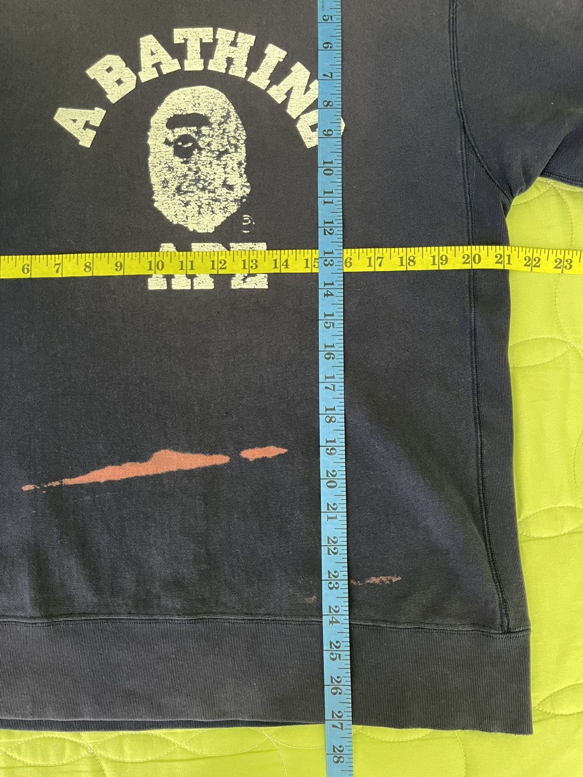Bape Vintage A Bathing Ape (BAPE) Distressed swetshirt Size US M / EU 48-50 / 2 - 12 Thumbnail