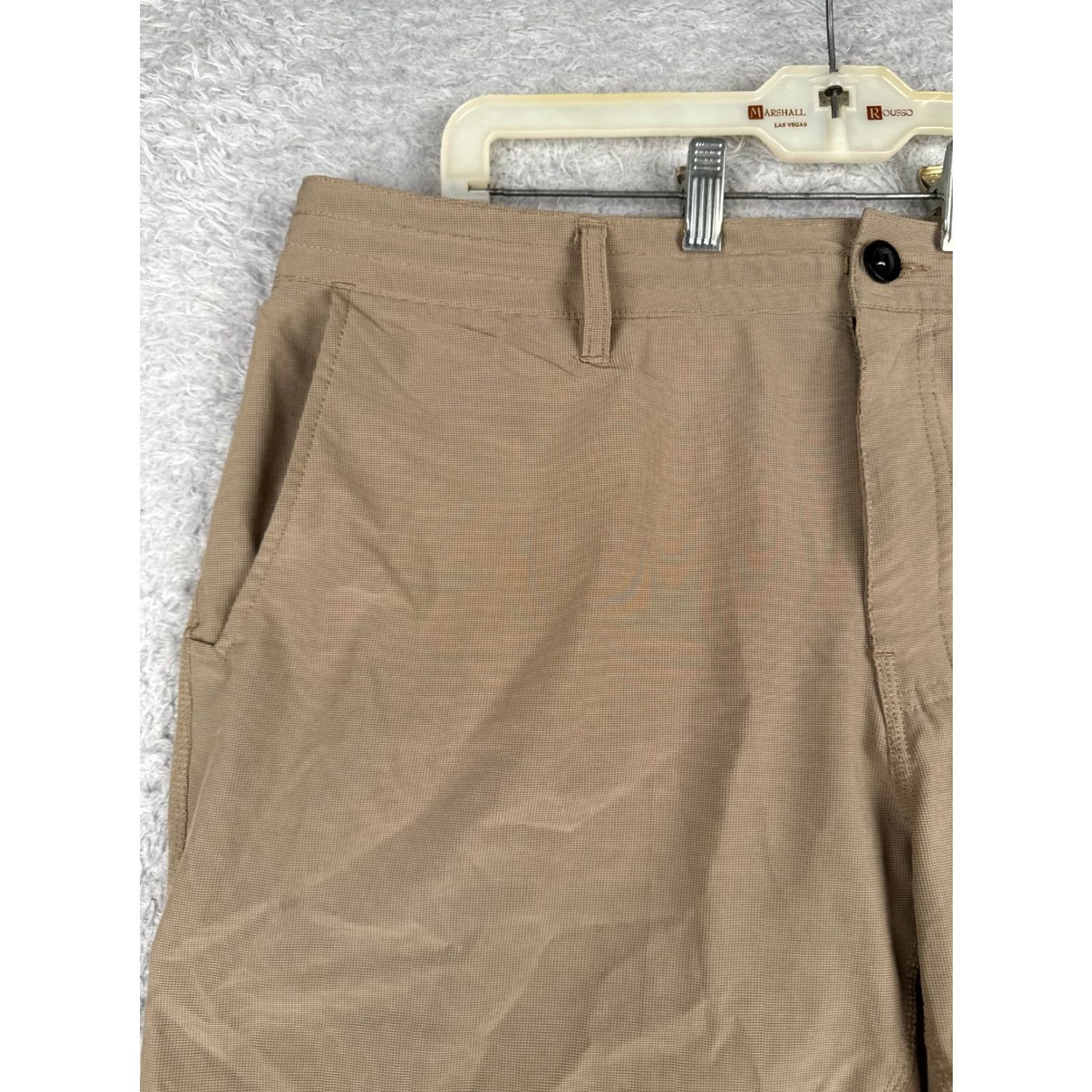 O'Neill ONeill Shorts Men 38 Beige Cargo Regular Fit Polyester Cotton Blend 38x9 Casual Beach Spring Summer 2000s Mens Size US 38 / EU 54 - 4 Thumbnail