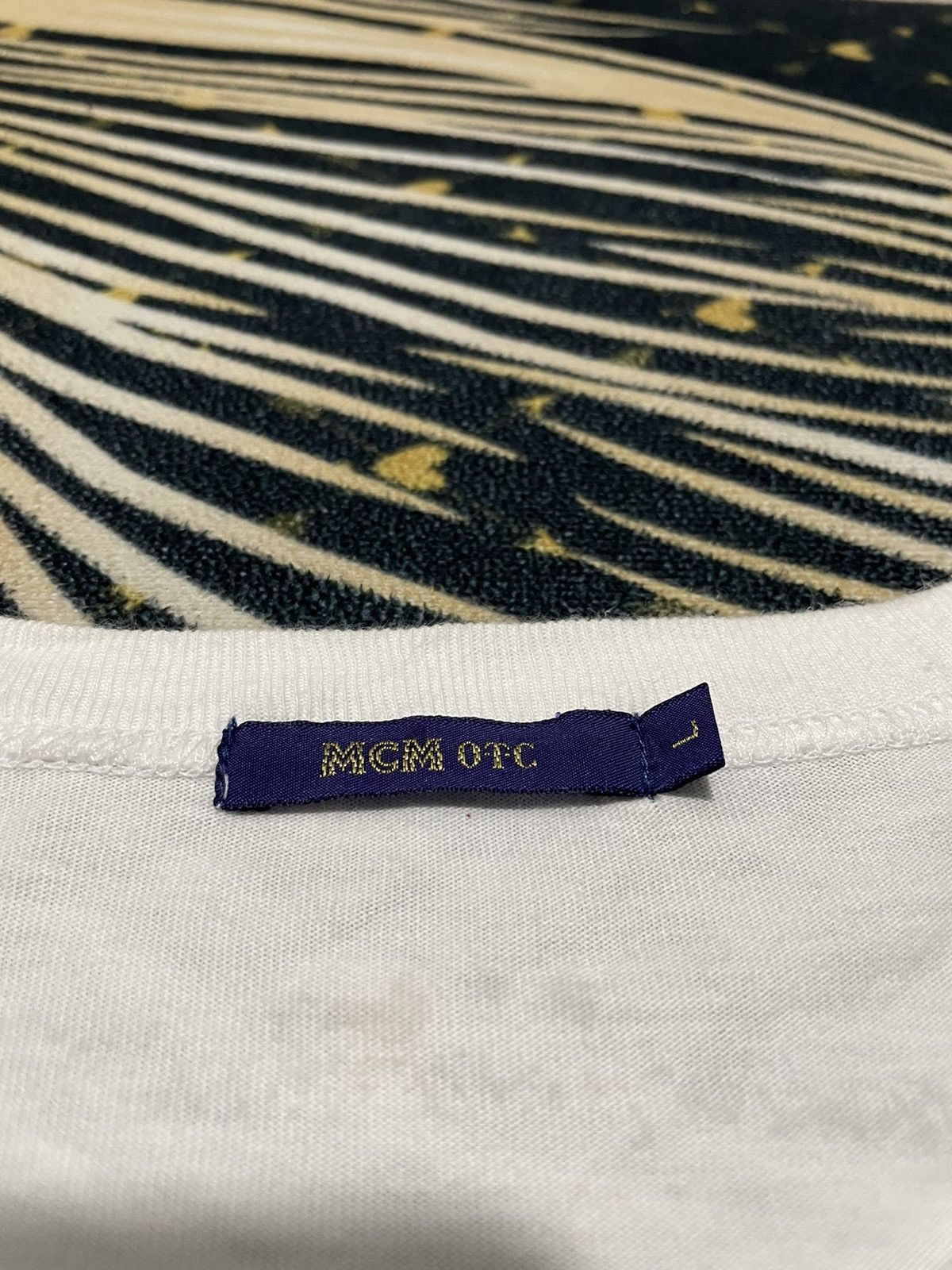 Designer × MCM × Vintage Vintage T-Shirt MCM O.T.C Size US L / EU 52-54 / 3 - 3 Thumbnail
