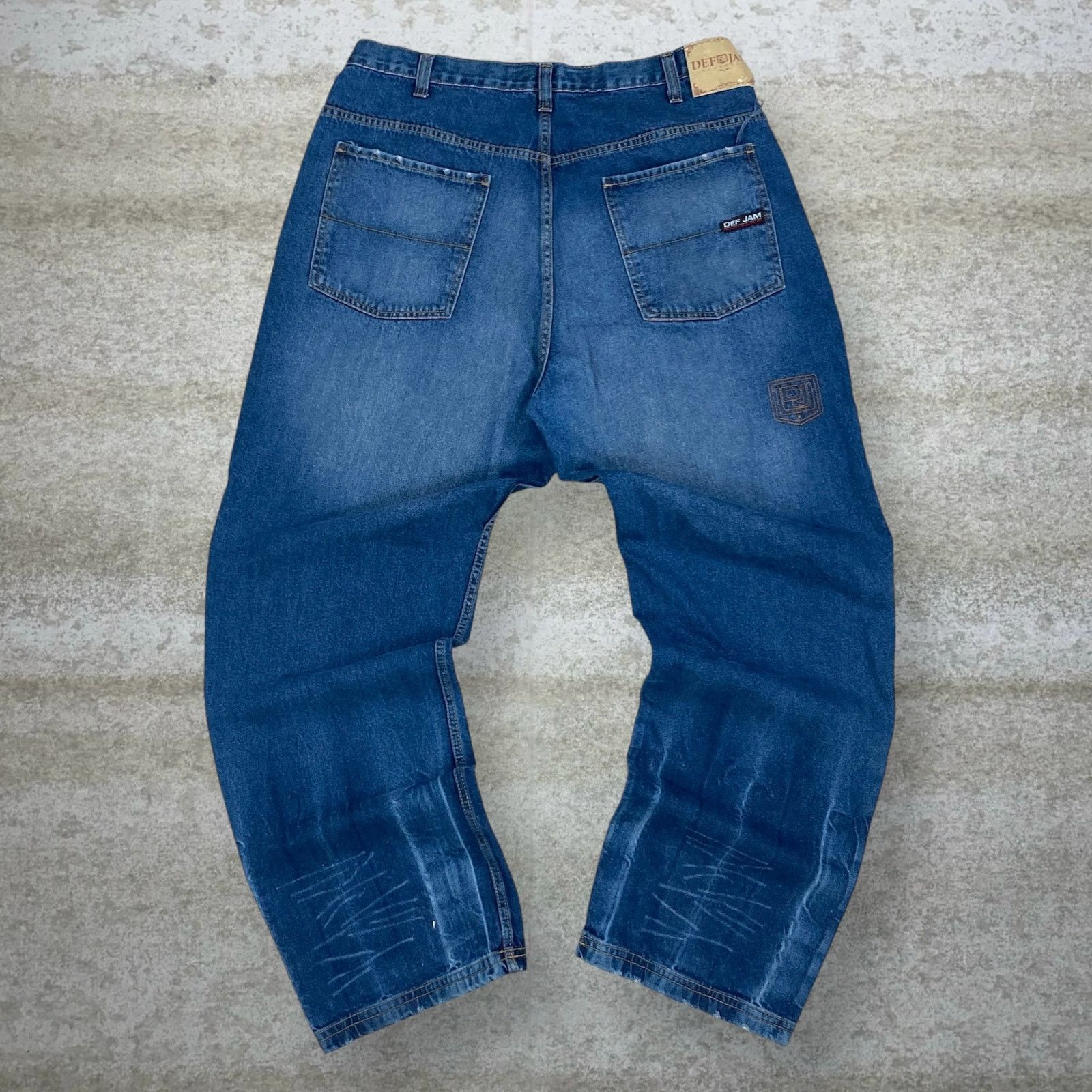 Vintage Vintage Def Jam Skater Jeans 40x34 Baggy Wide Medium Wash Size US 40 / EU 56 - 1 Thumbnail