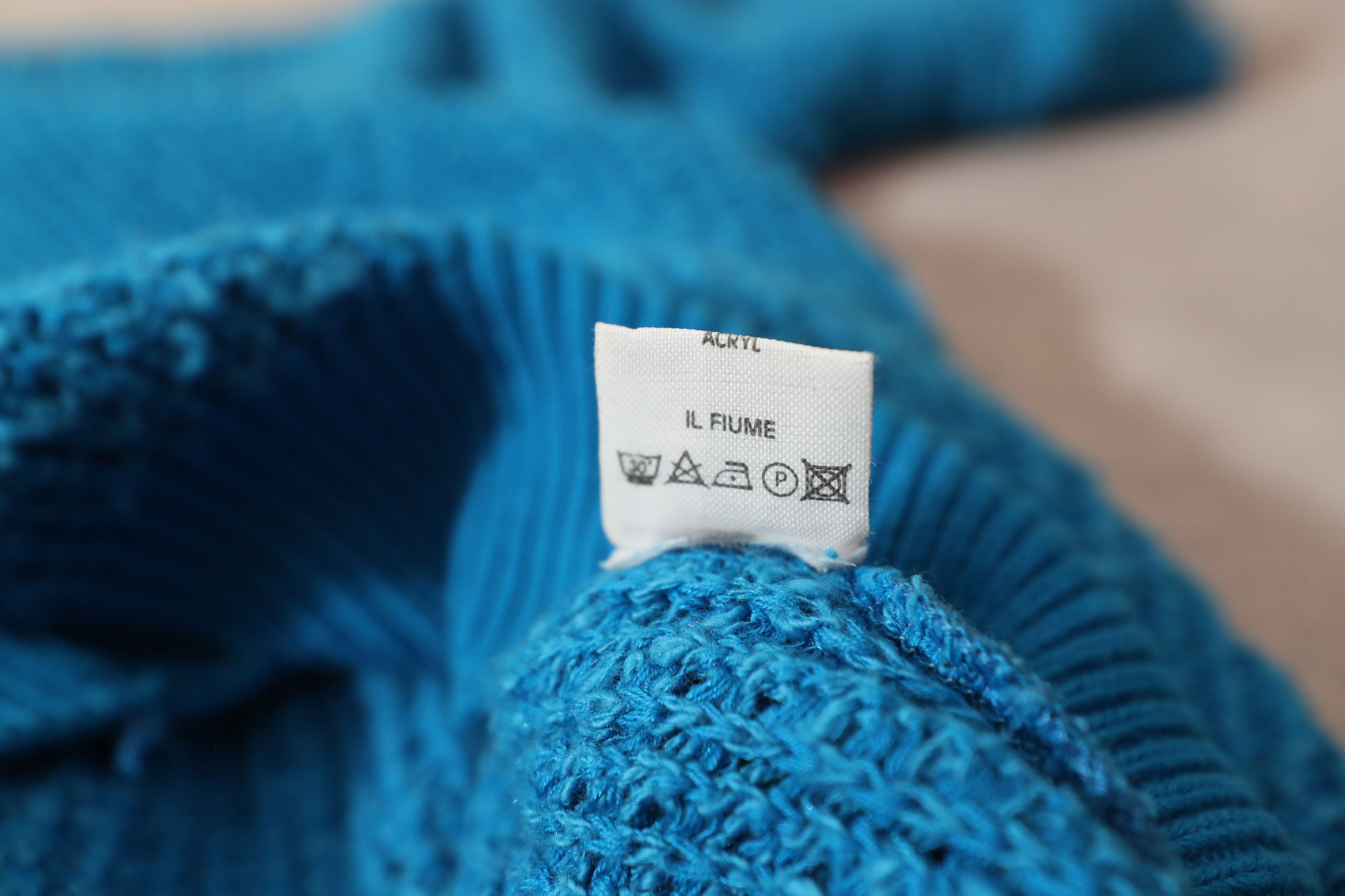 Vintage Modango Vintage Blue Knit Sweater (56) Size US XL / EU 56 / 4 - 10 Thumbnail