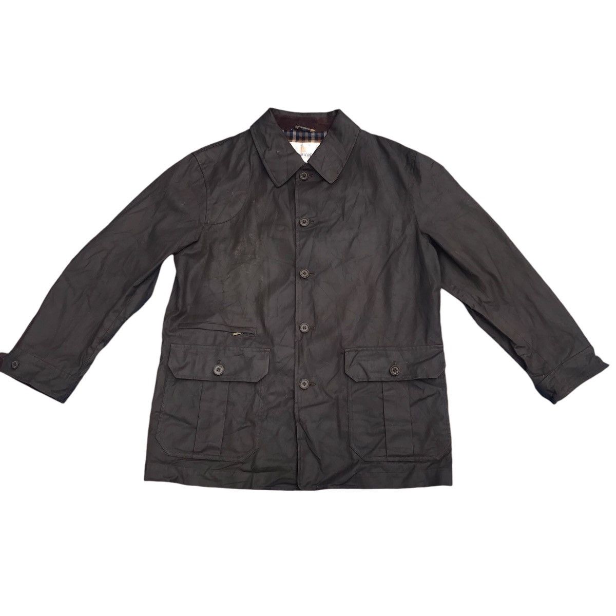 Aquascutum Vintage Aquascutum Workwear Jacket Oversized Size US M / EU 48-50 / 2 - 1 Thumbnail
