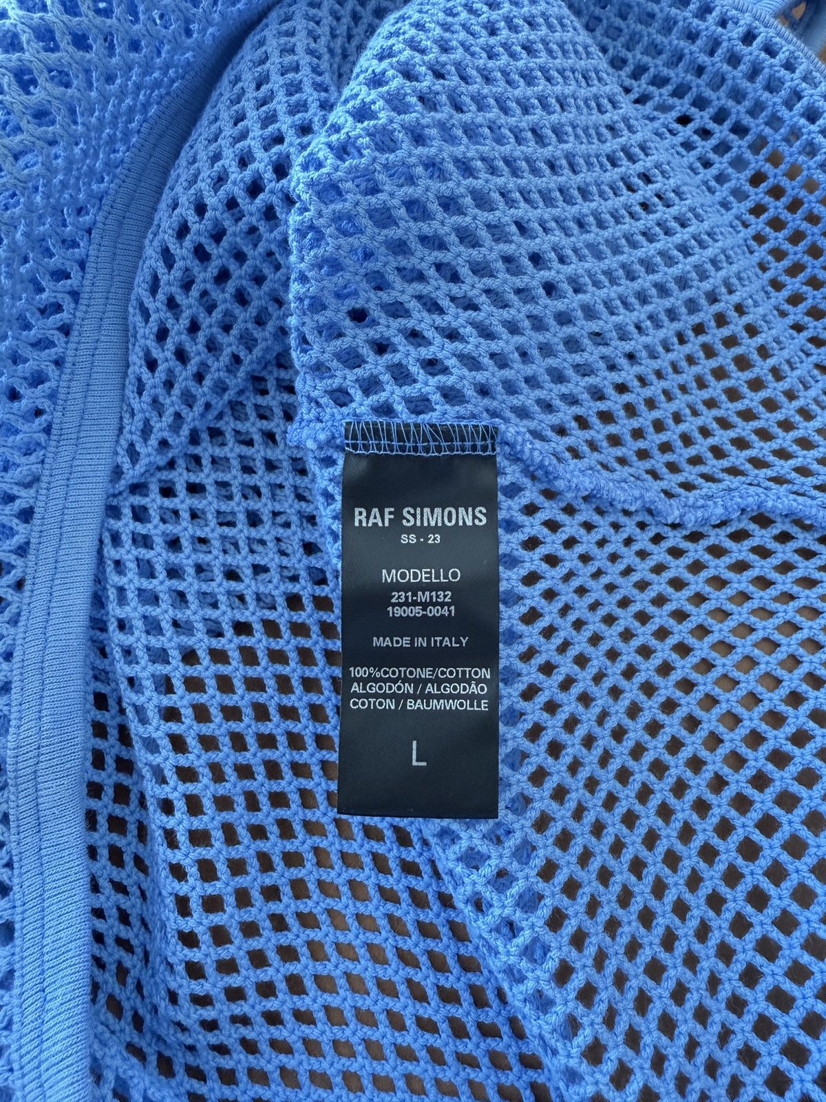 Raf Simons RAF Simons net Tank Top Size US L / EU 52-54 / 3 - 4 Thumbnail