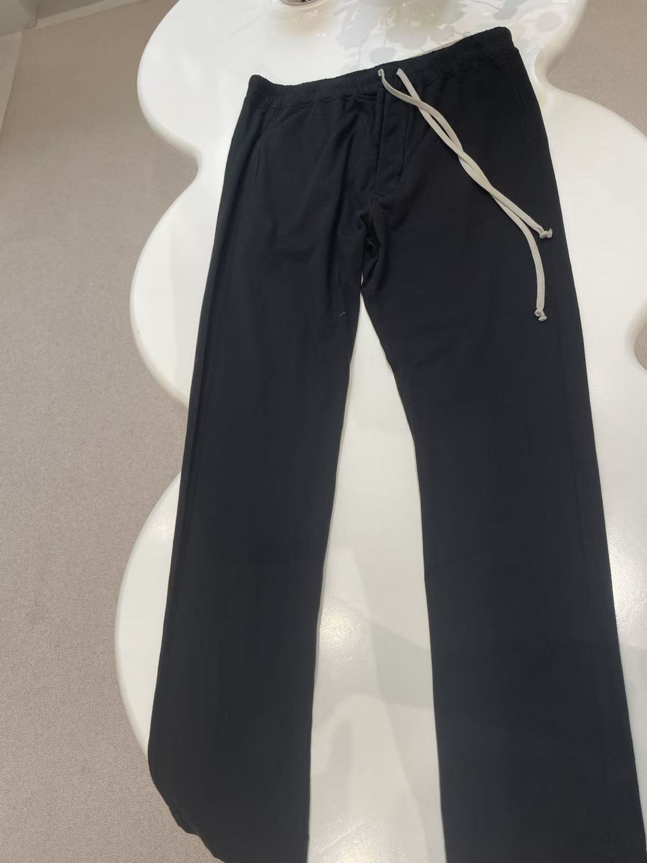 Rick Owens Drkshdw RICK OWENS DRKSHDW Berlin Dust Drawstring Black Pants RN Size US 29 - 3 Thumbnail