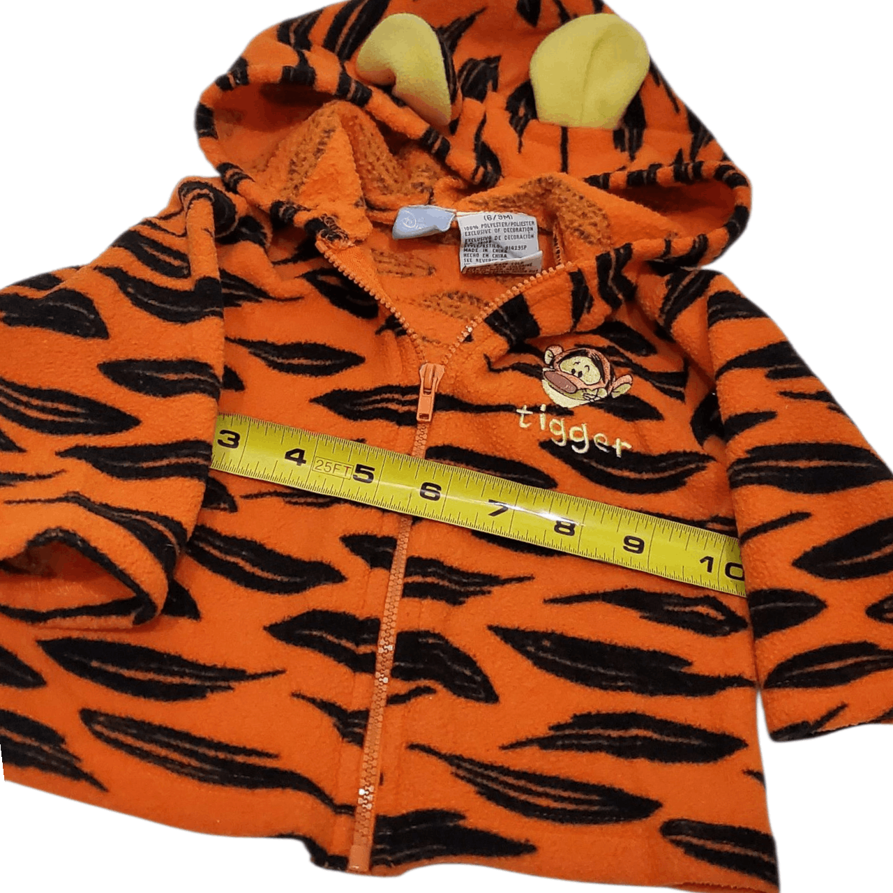 Disney Y2K Disney Winnie-the-Pooh Tigger Jacket Size M / US 6-8 / IT 42-44 - 4 Thumbnail