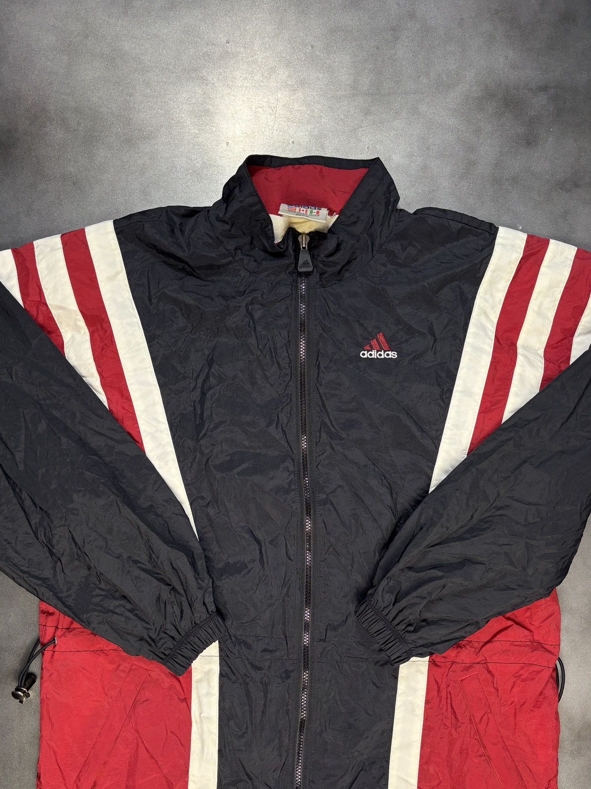 Adidas × Vintage Vintage Adidas Windbreaker 1990s Adidas Nylon Sports Coat Size US M / EU 48-50 / 2 - 2 Thumbnail
