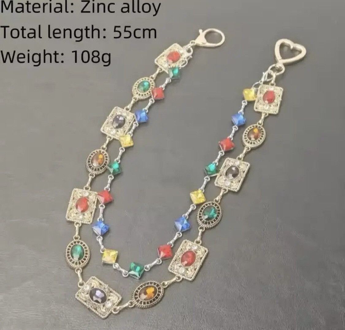 Jewelry Agate Retro Pants Chain Waist Chain Size ONE SIZE - 3 Thumbnail