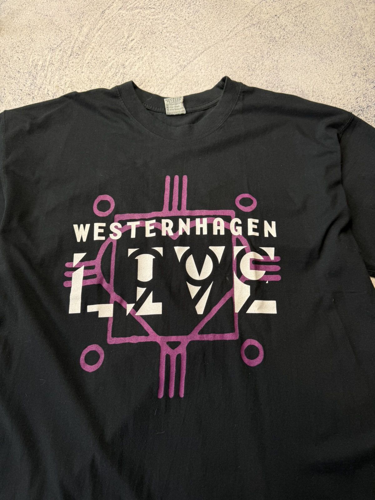 Band Tees Vintage Westernhagen Live Graphic T-Shirt Black Size XL Size US XL / EU 56 / 4 - 9 Thumbnail