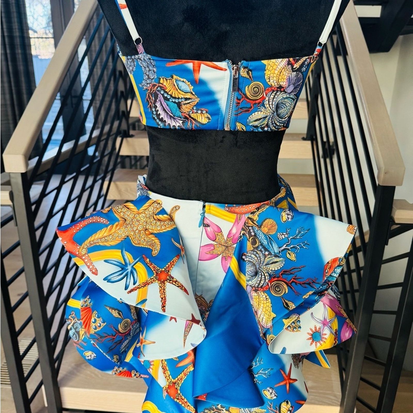 Other Blue and Pink Beaded Two-Piece Set top size S skirt size M Size M / US 6-8 / IT 42-44 - 12 Thumbnail