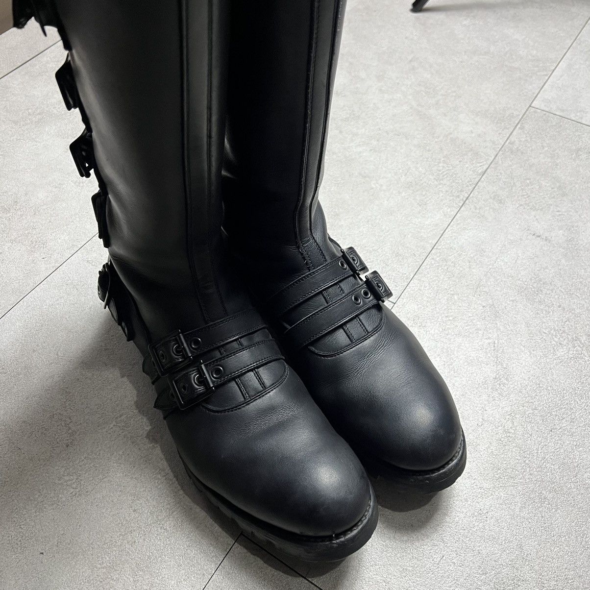 Blackmeans Blackmeans Leather 8 buckle Boots Size ONE SIZE - 7 Thumbnail
