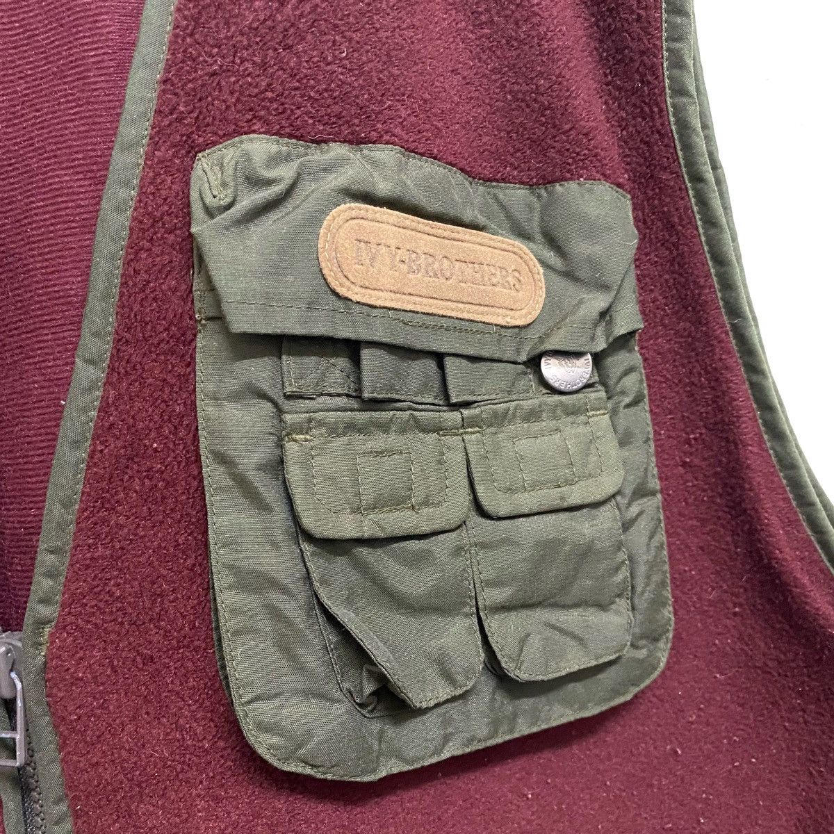 Japanese Brand Vintage ivy Brothers Tactical Cargo Fleece Vest Oversize Size US M / EU 48-50 / 2 - 3 Thumbnail