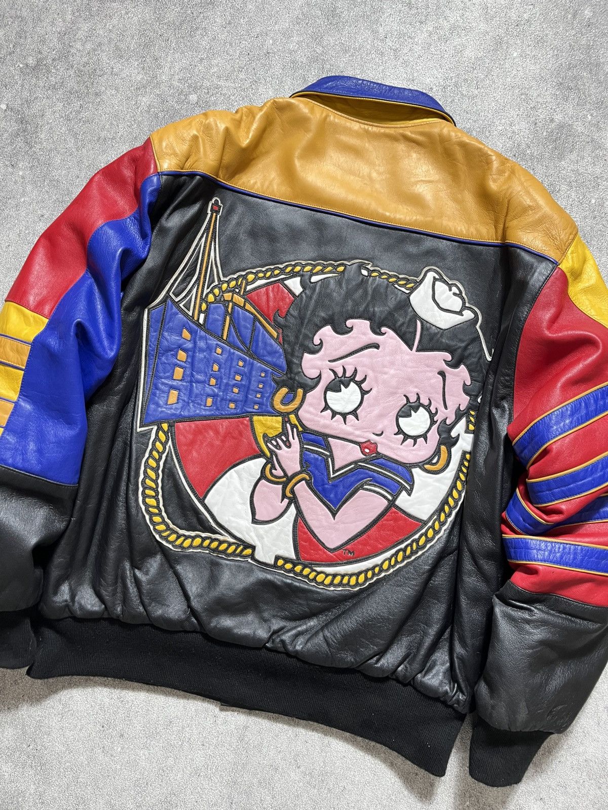Jeff Hamilton 💥RARE💥Vintage Jeff Hamilton Betty Boop Revesible Jacket Size US M / EU 48-50 / 2 - 4 Thumbnail