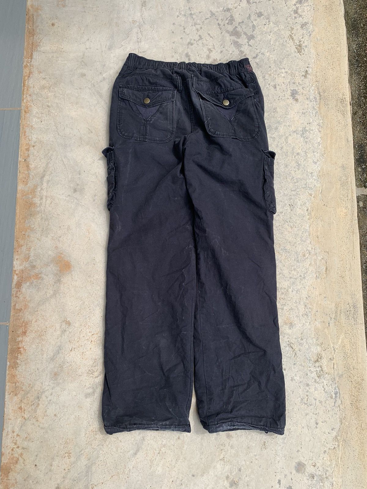 Vintage Faded Black baggy Cargo Pant Size US 32 / EU 48 - 5 Thumbnail