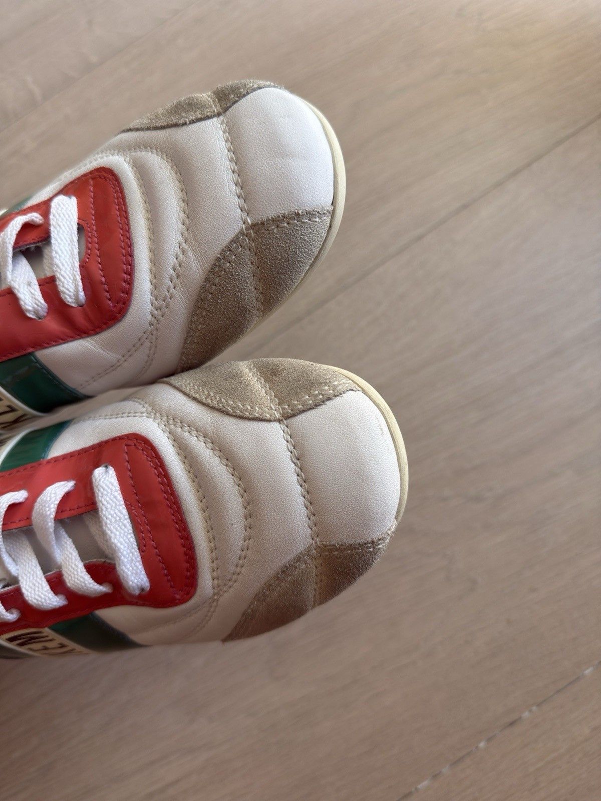 Dirk Bikkembergs Dirk Bikkembergs Womens White Leather Sneakers Shoes Y2k Size US 9 / IT 39 - 3 Thumbnail