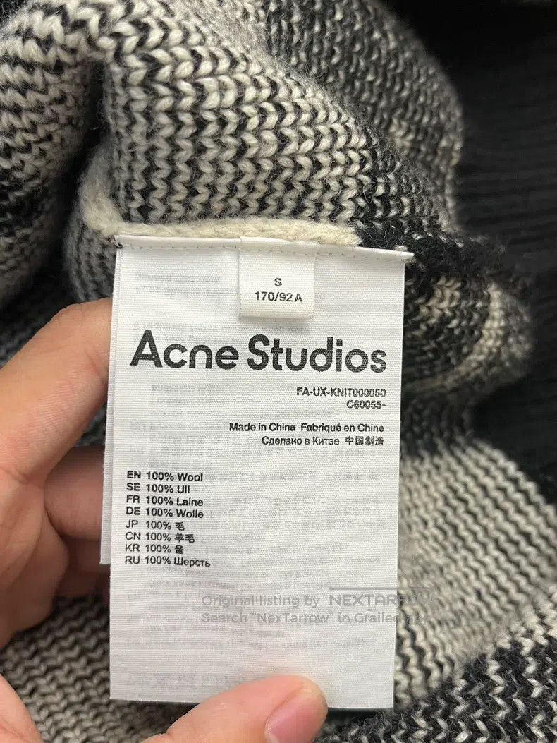 Acne Studios Acne Studios Patterned Plaid Crew-neck Long-sleeve Woolen Size US S / EU 44-46 / 1 - 4 Thumbnail
