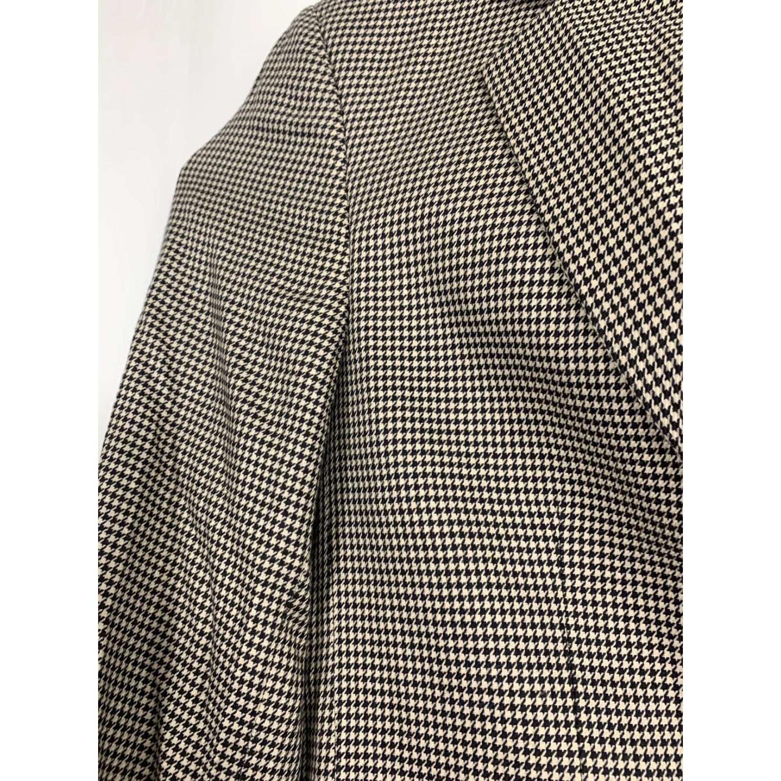 Brooks Brothers VINTAGE Brooks Brothers Tweed Wool Blazer Jacket Suit Coat Mens 40 L Brown Herringbone Two Button Size 40R - 5 Thumbnail