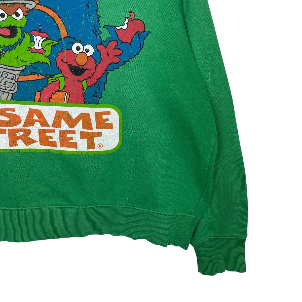 Vintage Vintage Sesame Street Green Sweatshirt Size M / US 6-8 / IT 42-44 - 4 Thumbnail