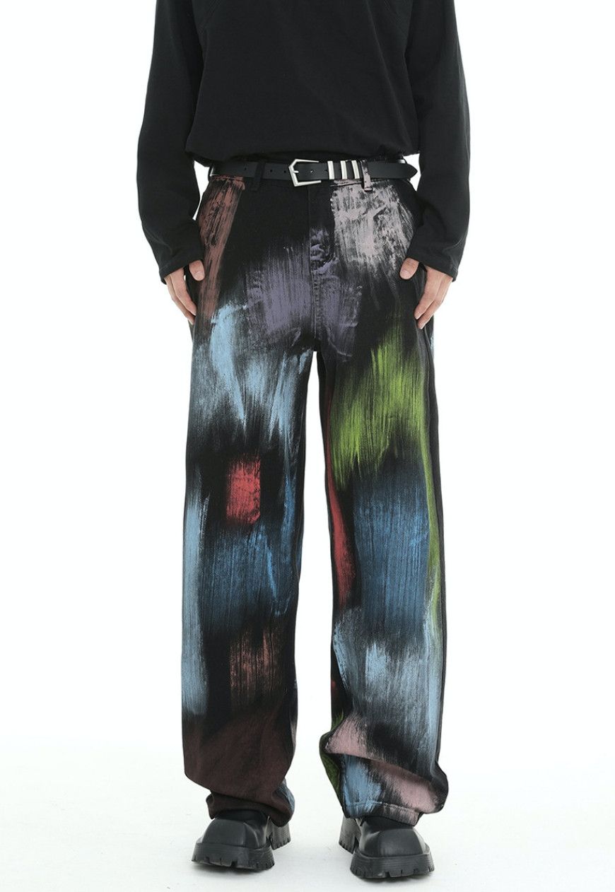 Other Unisex Painted Graffiti Jeans Size 25" / US 0 / IT 36 - 4 Thumbnail