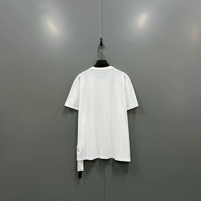 Givenchy Givenchy White Side Logo Printed Short Sleeve Size US XXL / EU 58 / 5 - 3 Thumbnail