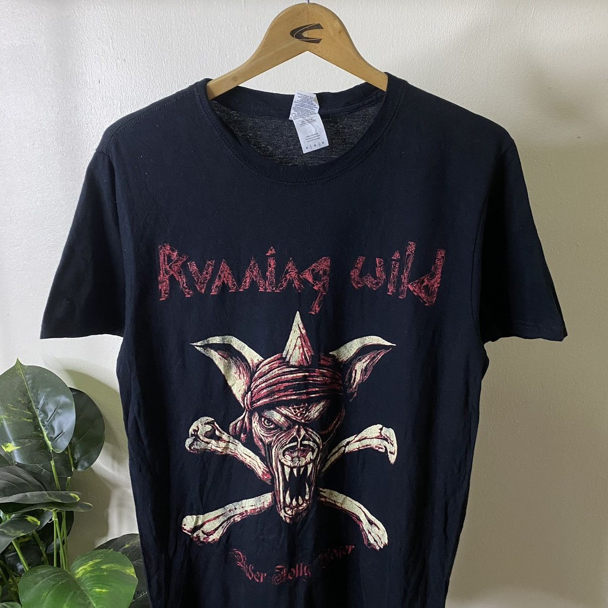Band Tees German Heavy Metal Band Running Wild Under Jolly Roger Album Size US S / EU 44-46 / 1 - 2 Thumbnail